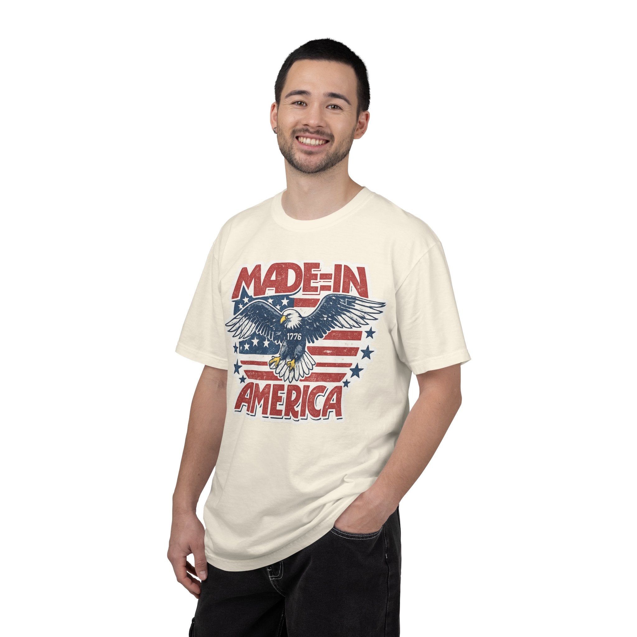 Made in America Eagle T-Shirt — Patriotic 4th of July Tee