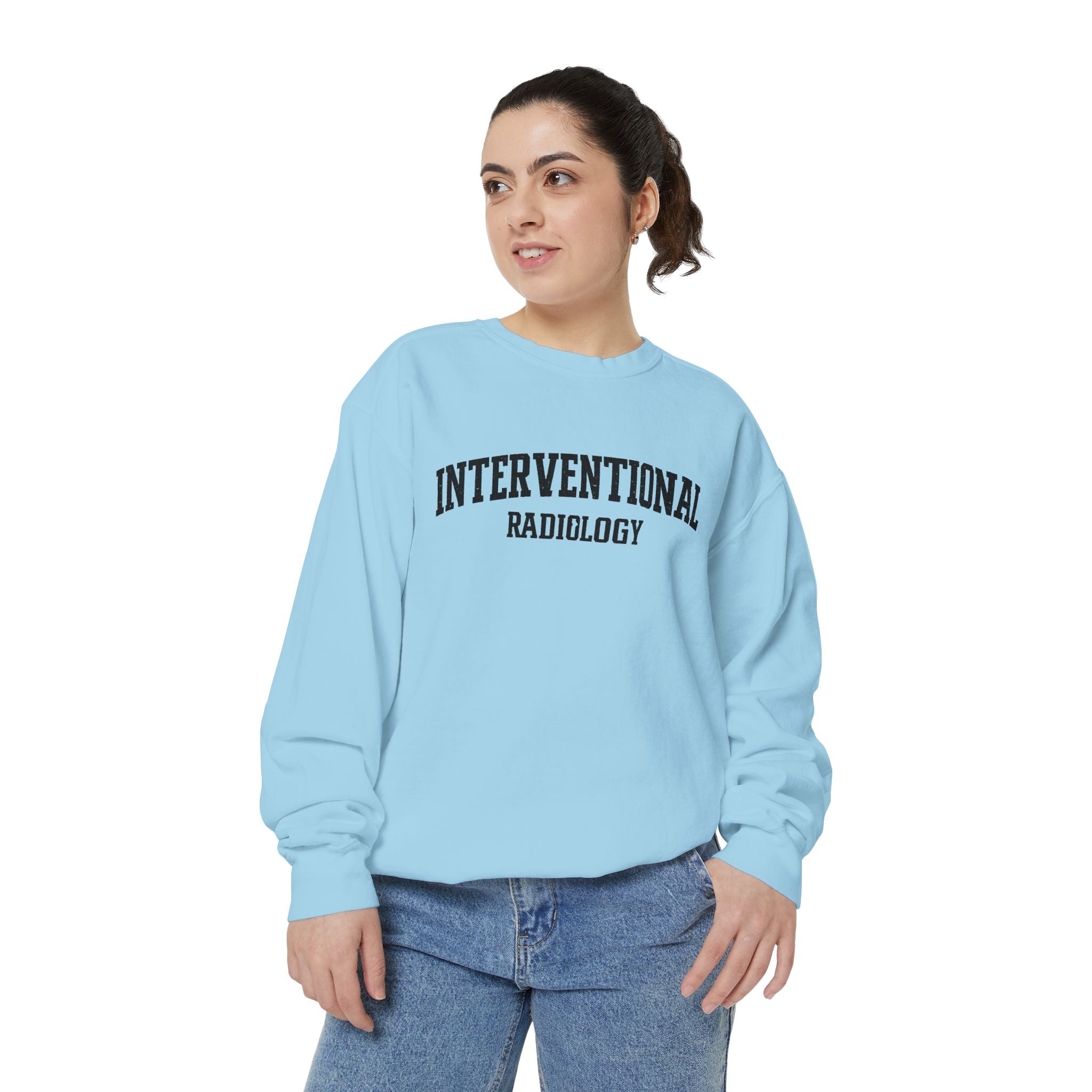 Interventional Radiology Sweatshirt — Vintage Collegiate Medical Crewneck