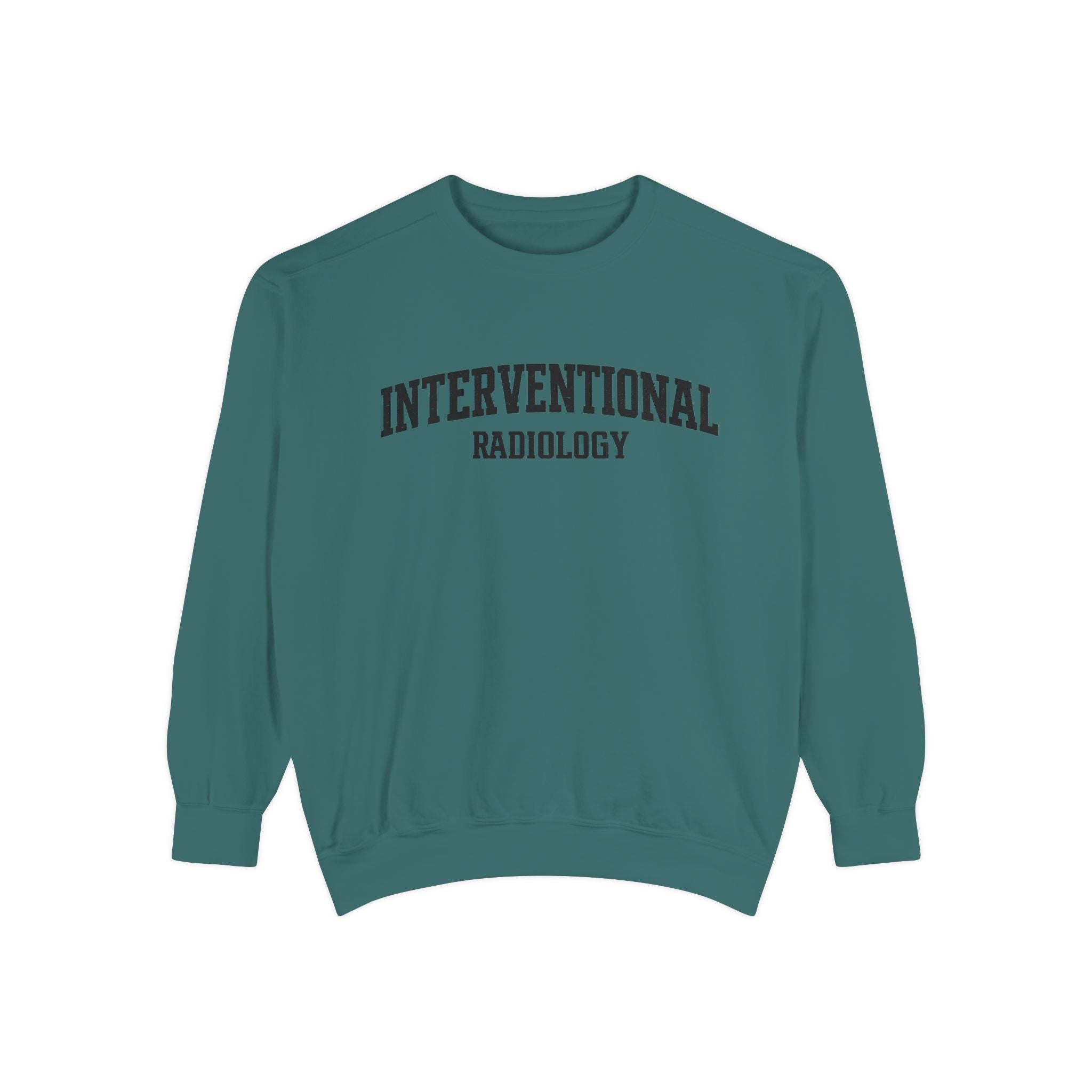 Interventional Radiology Sweatshirt — Vintage Collegiate Medical Crewneck