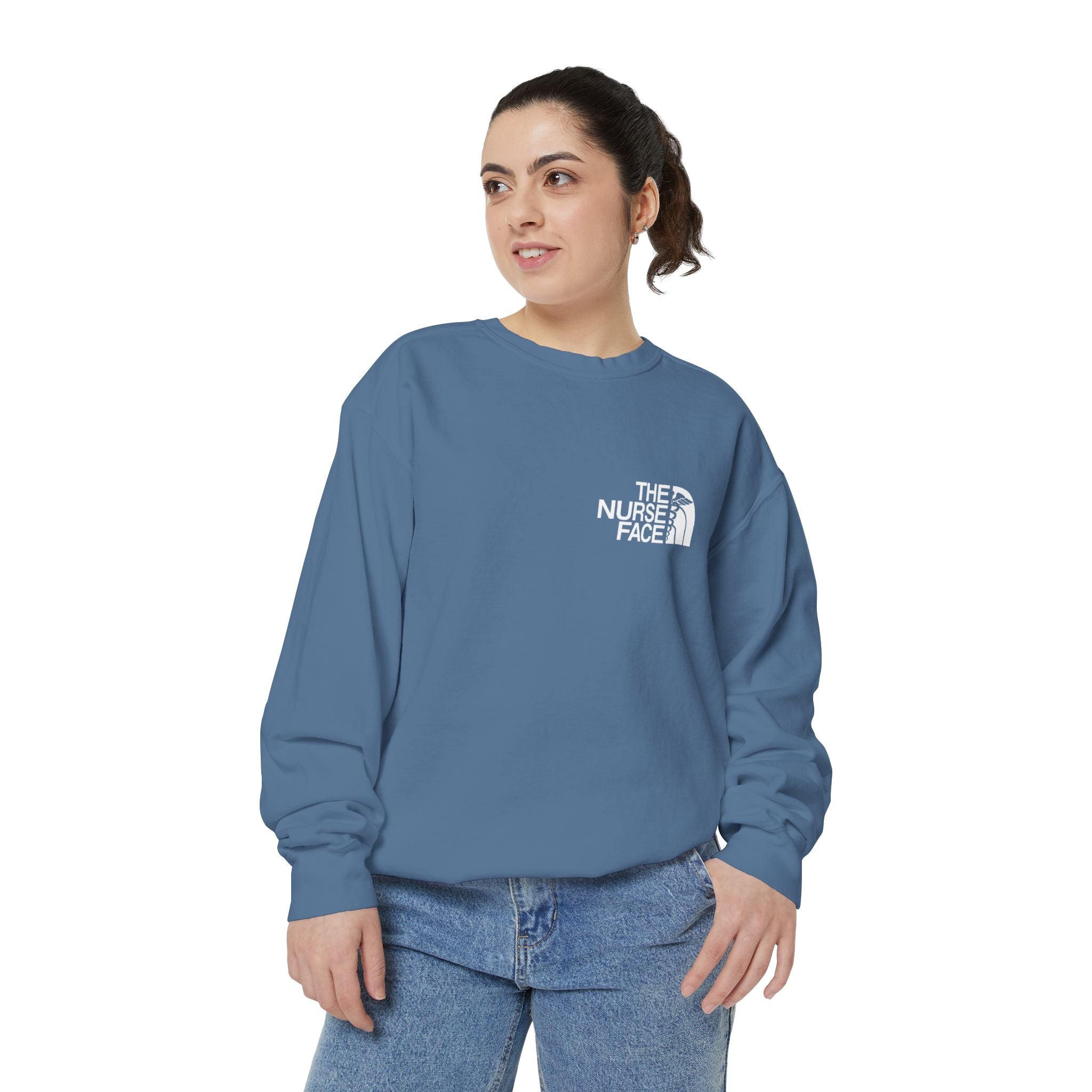 Nurse Face Sweatshirt — 'The Nurse Face' Medical Crewneck