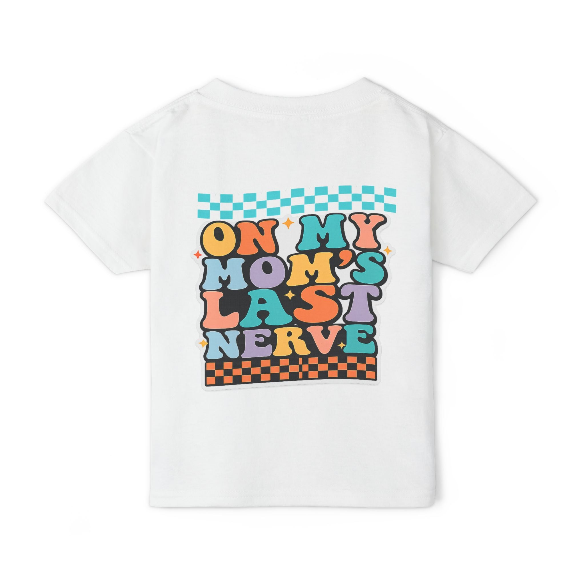 Kid Life Toddler T‑Shirt — 'On My Mom's Last Nerve' Retro Graphic Tee