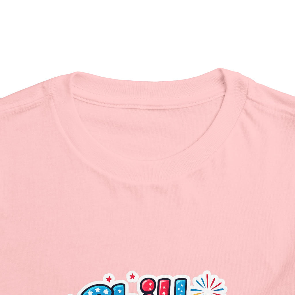 Chill the 4th Out Toddler Tee — Patriotic 4th of July Kids Shirt