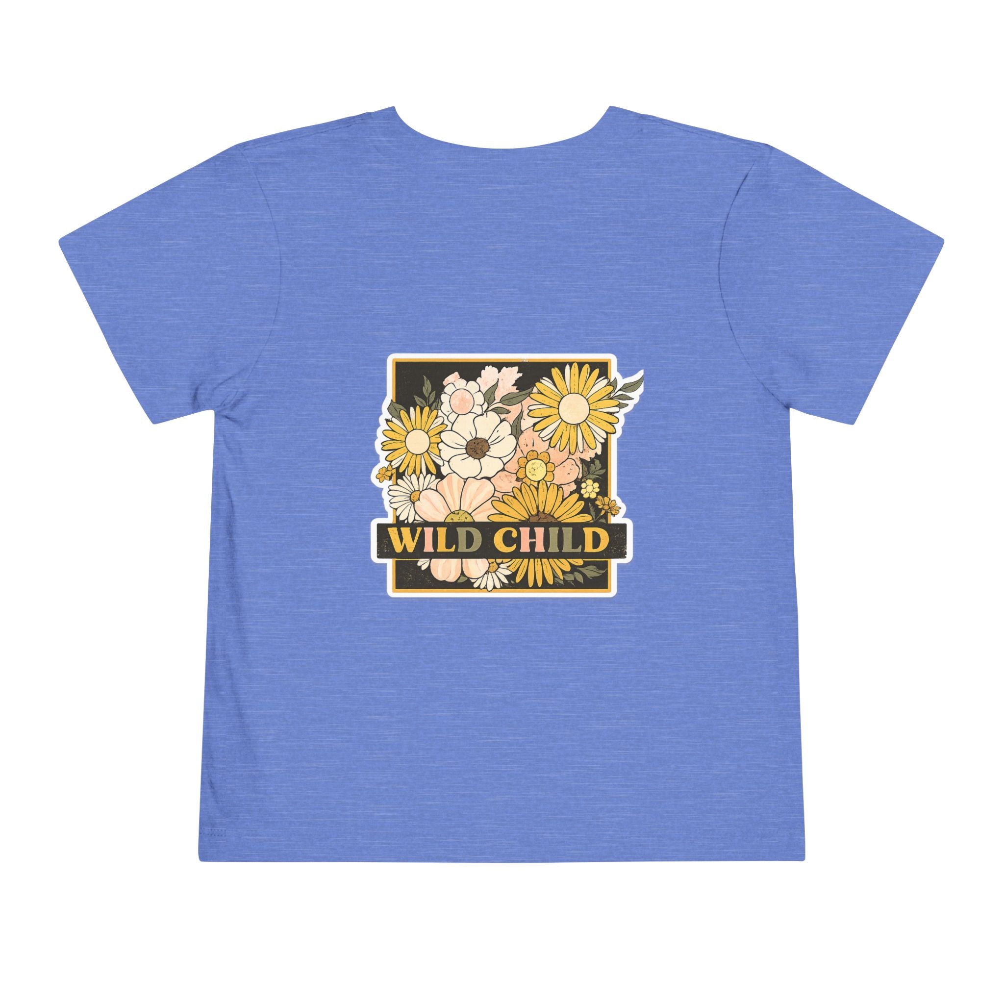 Wild Child Toddler Tee — Retro Floral Baby Shirt