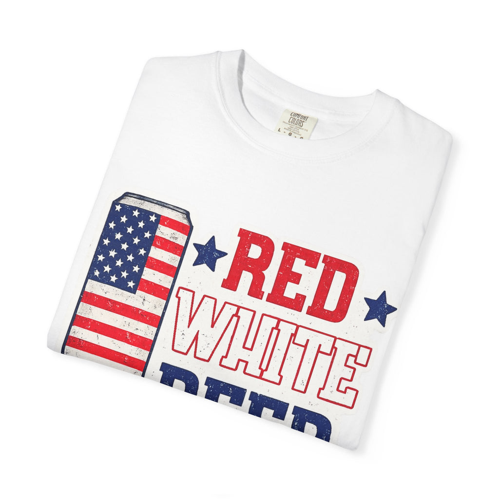 Red White & Beer T-Shirt — Patriotic 4th of July Beer Graphic Tee