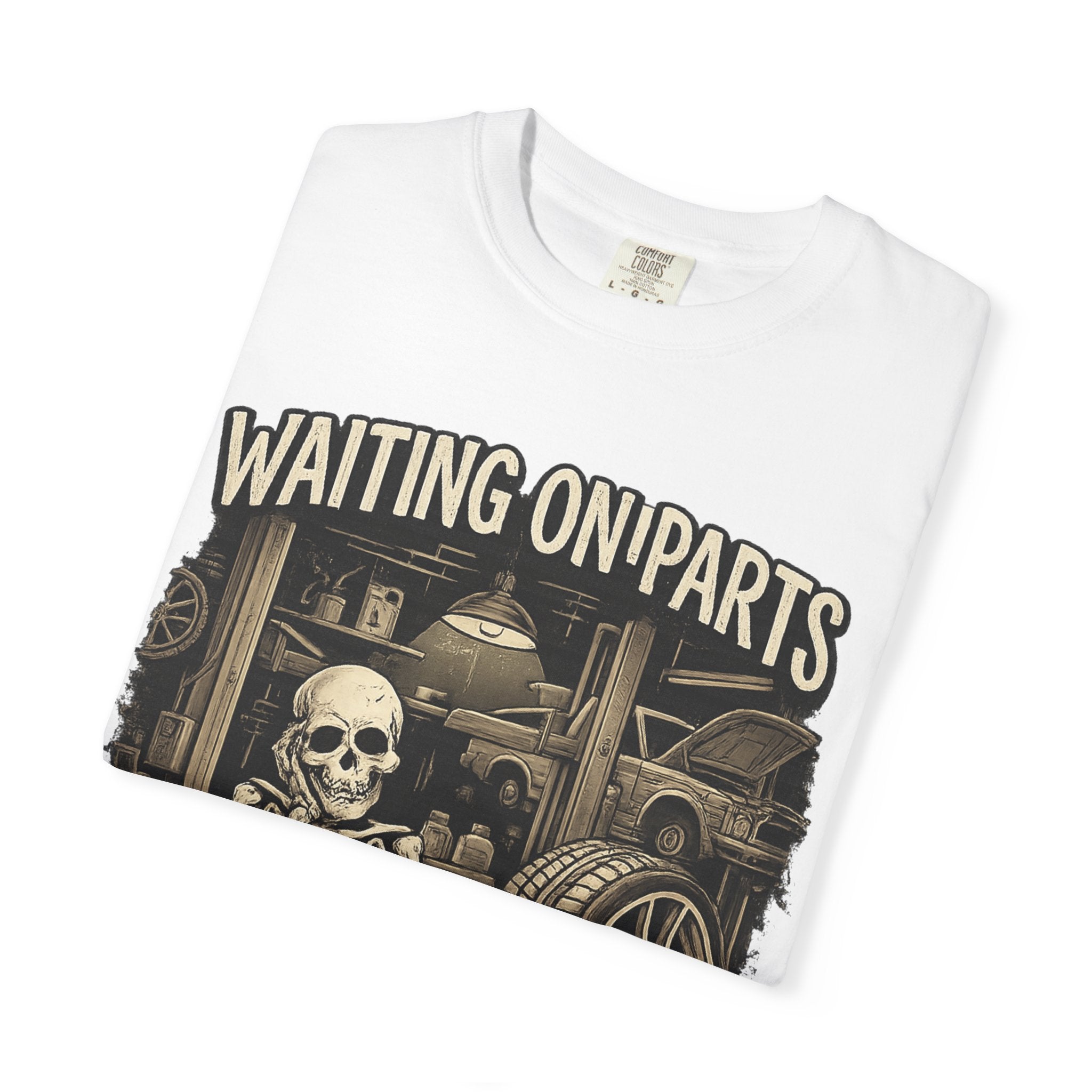 Waiting On Parts Skeleton T-Shirt