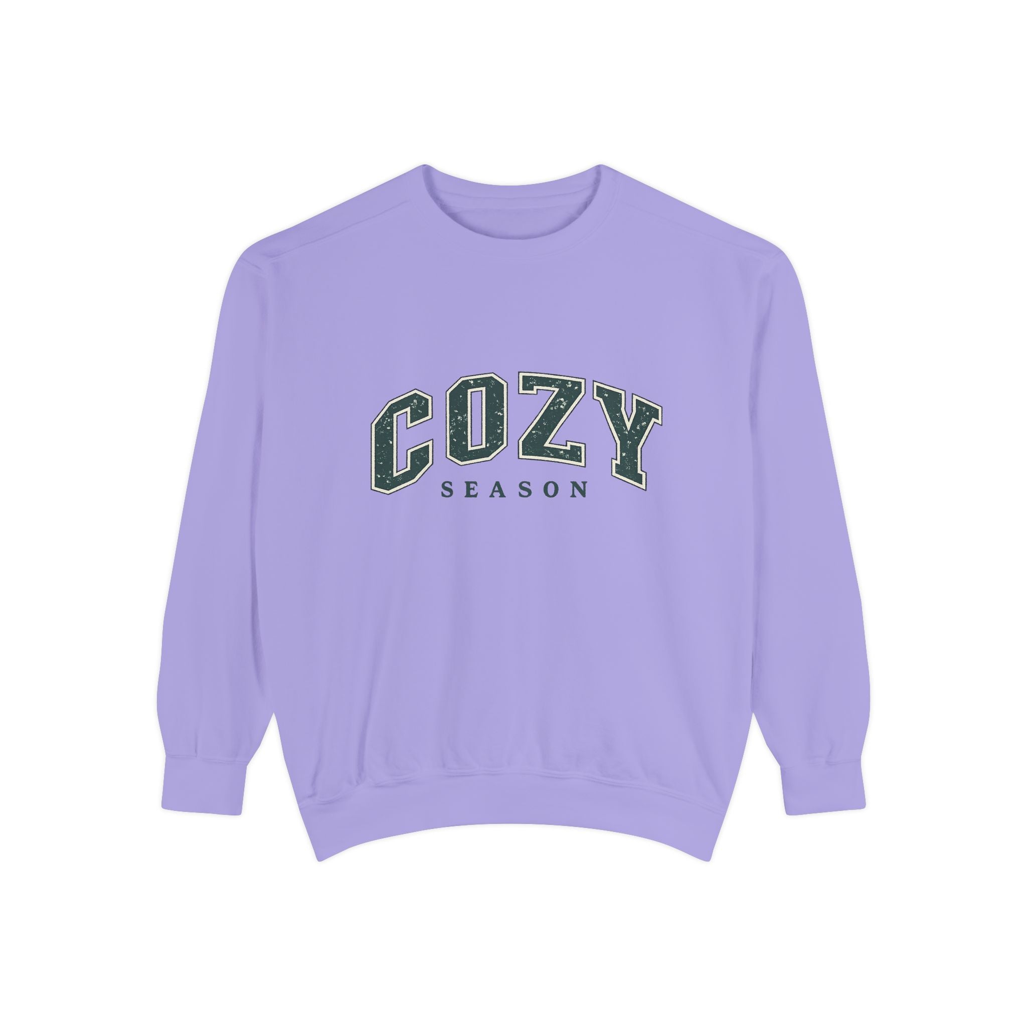Cozy Season Sweatshirt — Relaxed Garment-Dyed Crewneck