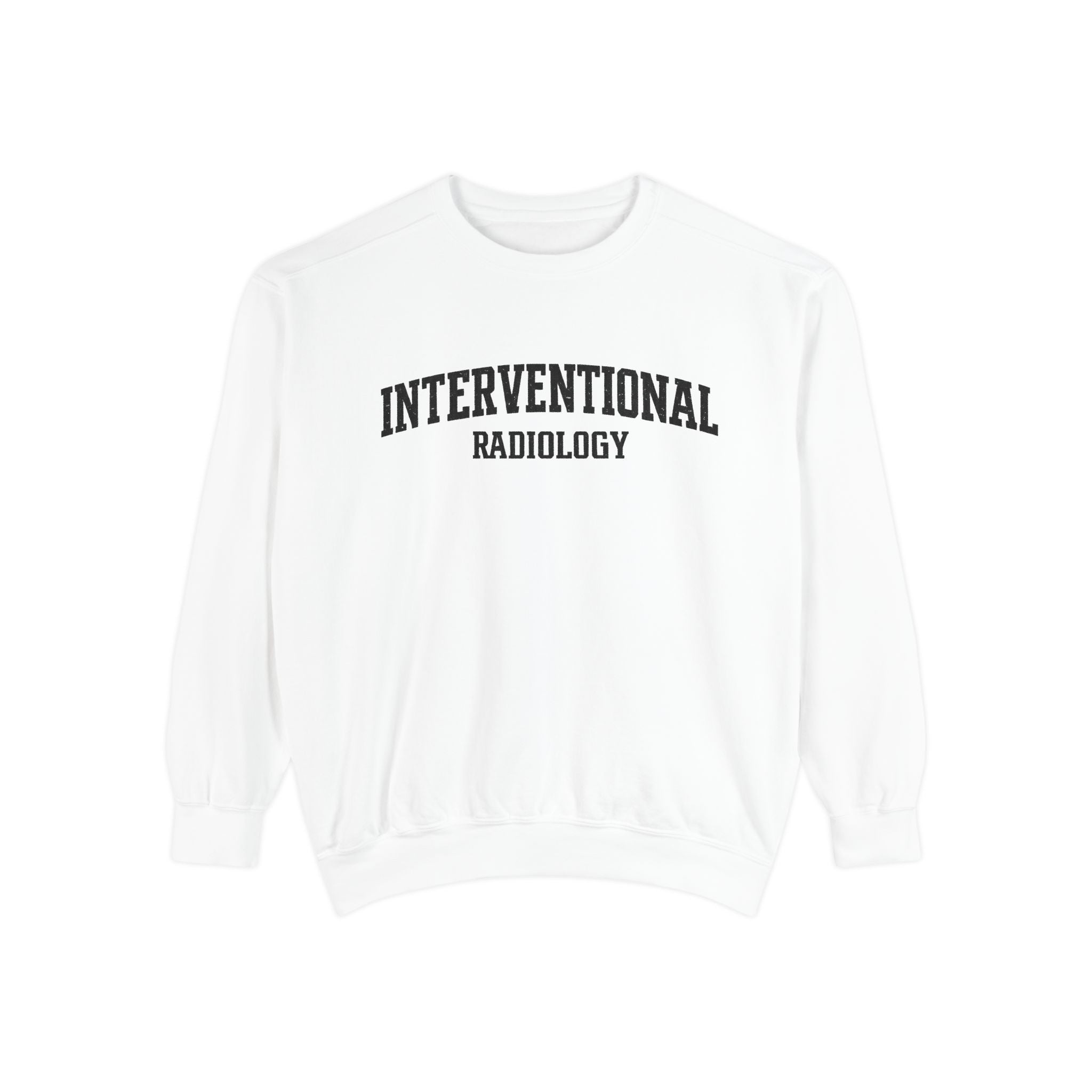 Interventional Radiology Sweatshirt — Vintage Collegiate Medical Crewneck