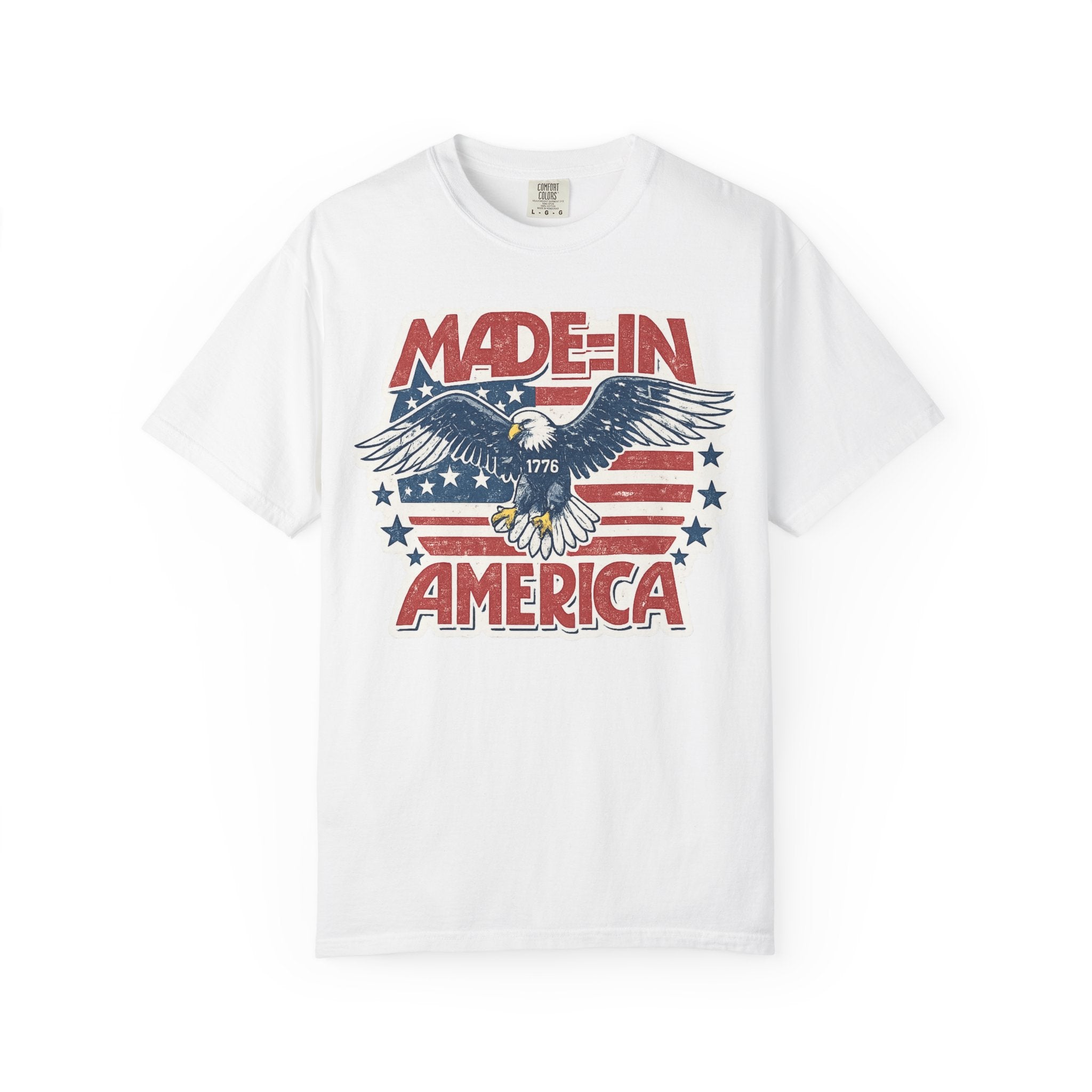 Made in America Eagle T-Shirt — Patriotic 4th of July Tee