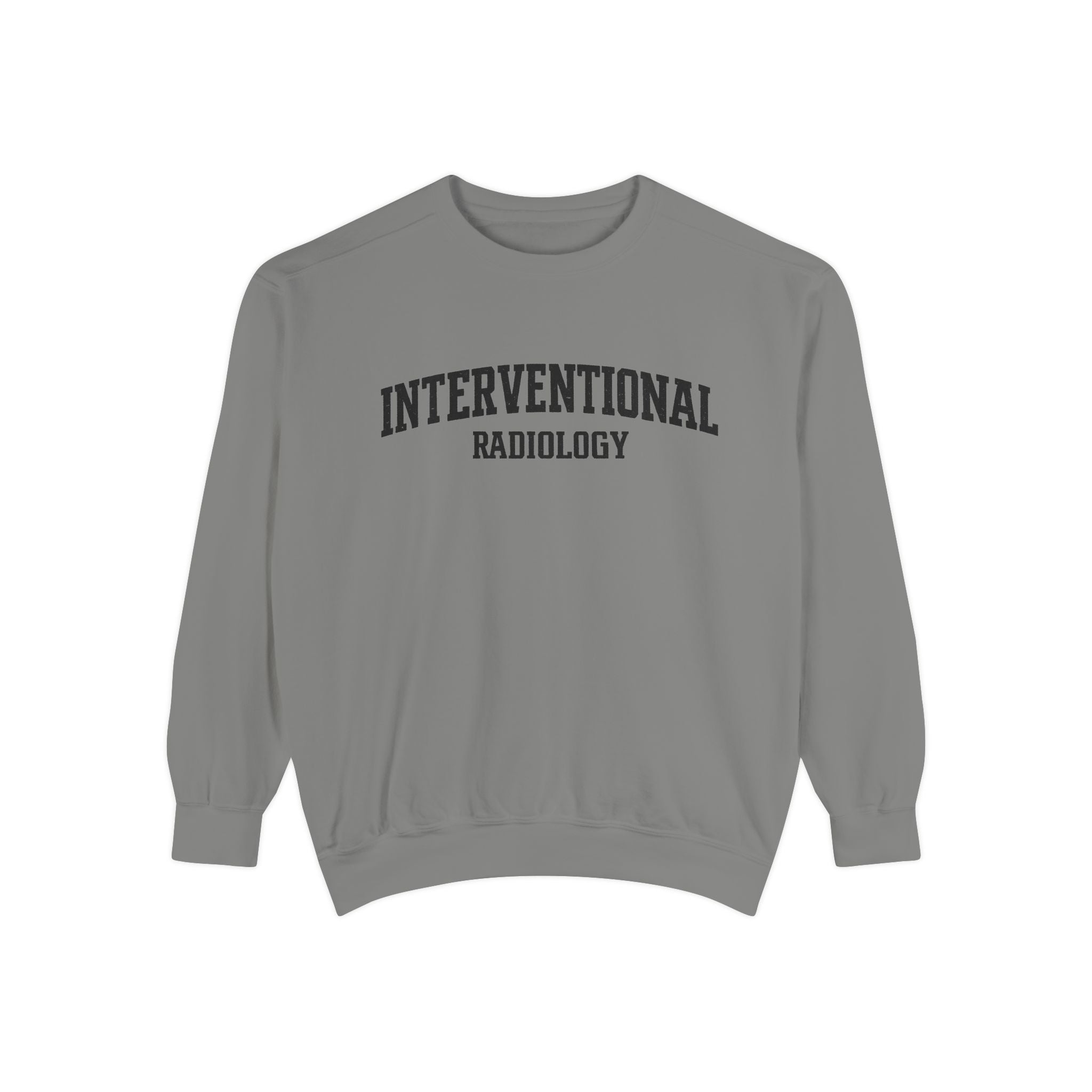 Interventional Radiology Sweatshirt — Vintage Collegiate Medical Crewneck