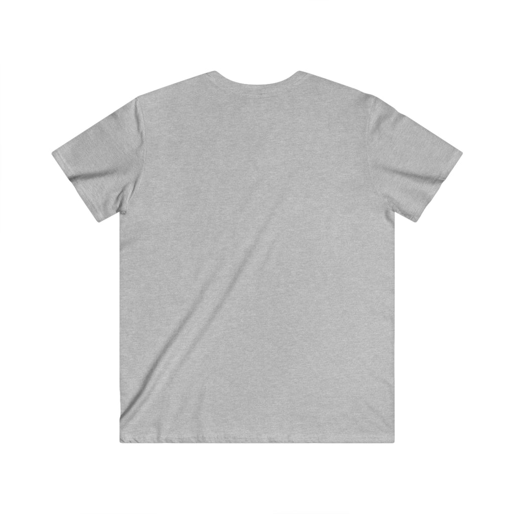Mountain Sunset V-Neck Tee – Retro Outdoors Graphic Shirt