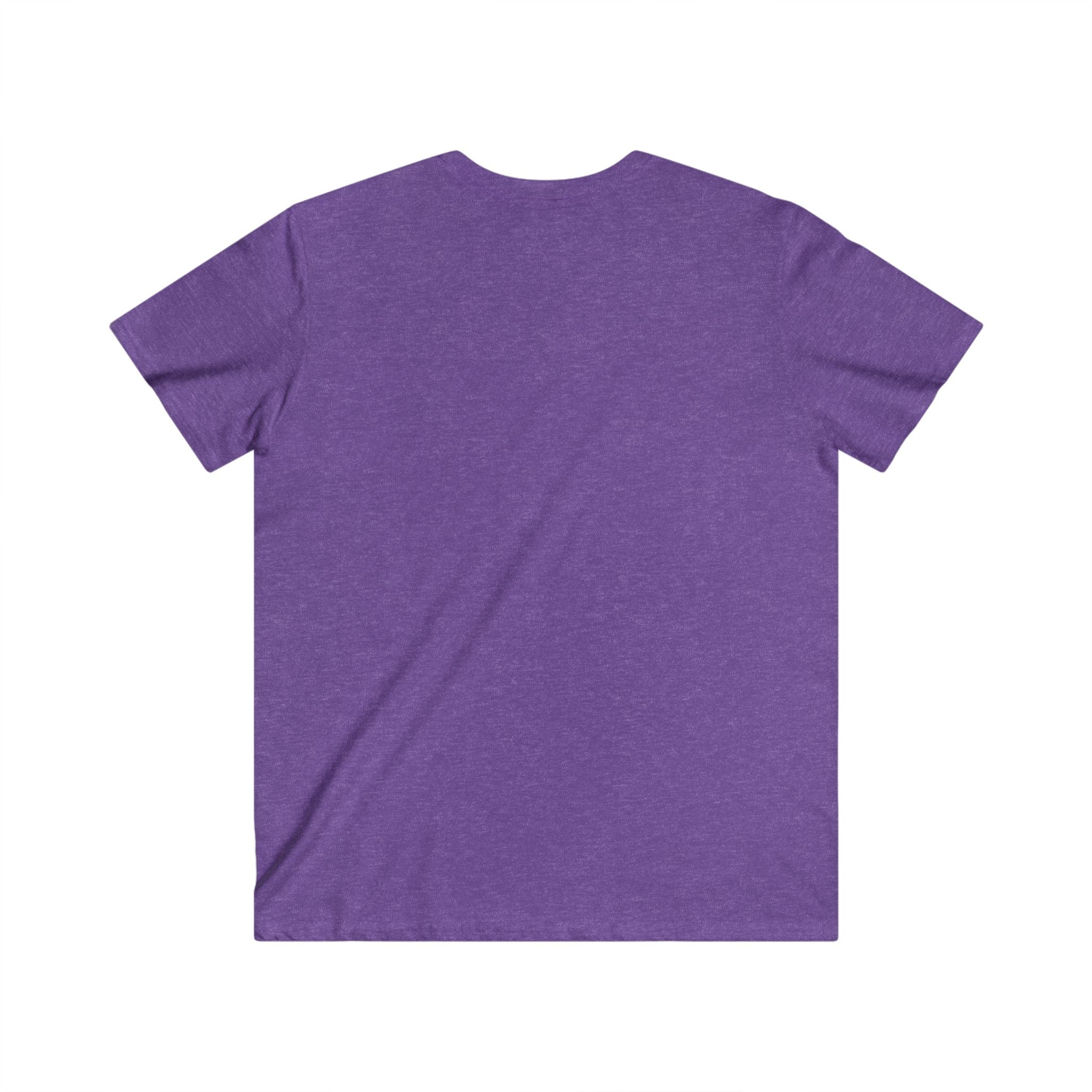 Mountain Sunset V-Neck Tee – Retro Outdoors Graphic Shirt