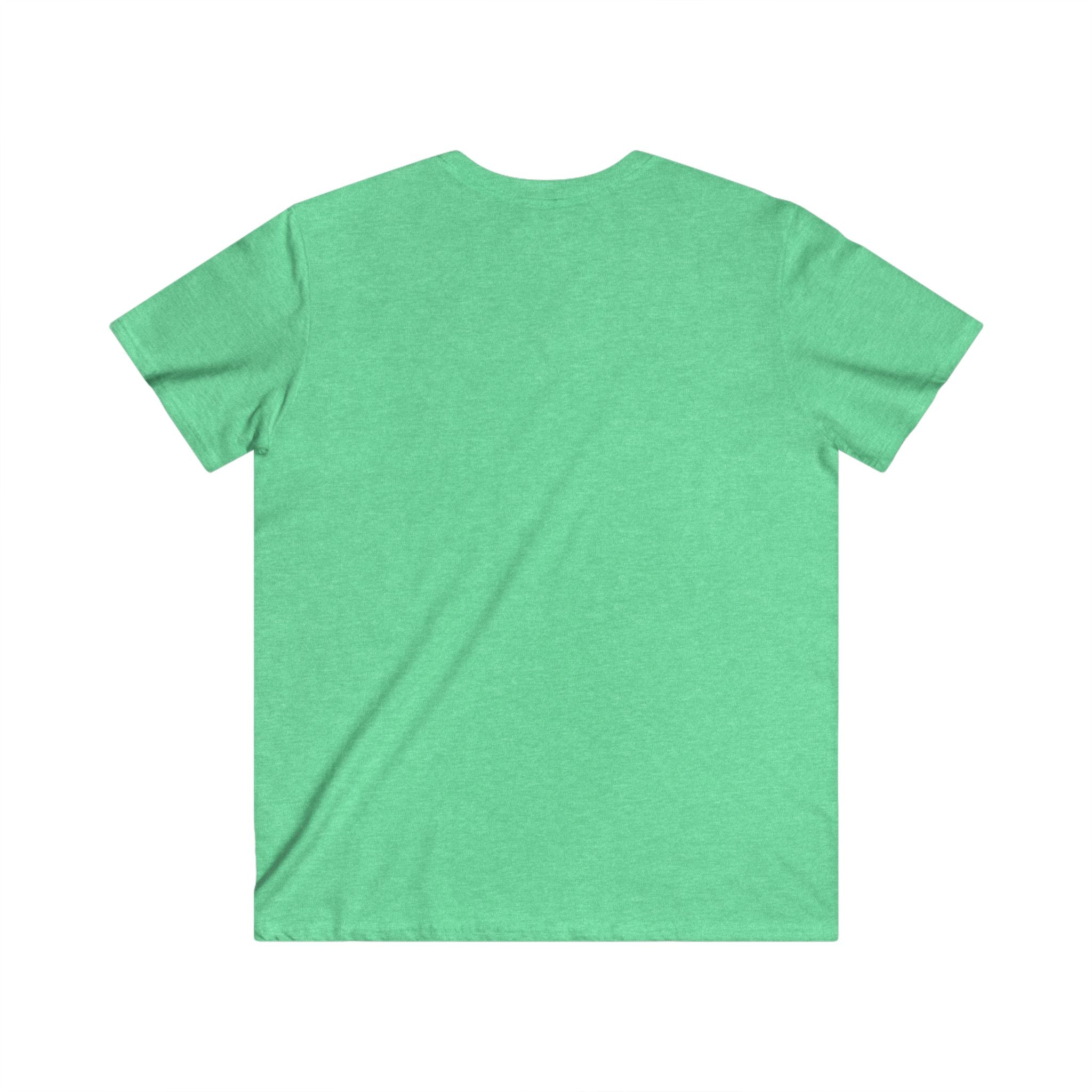 Mountain Sunset V-Neck Tee – Retro Outdoors Graphic Shirt