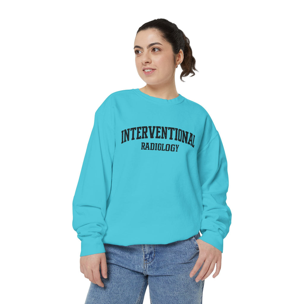 Interventional Radiology Sweatshirt — Vintage Collegiate Medical Crewneck