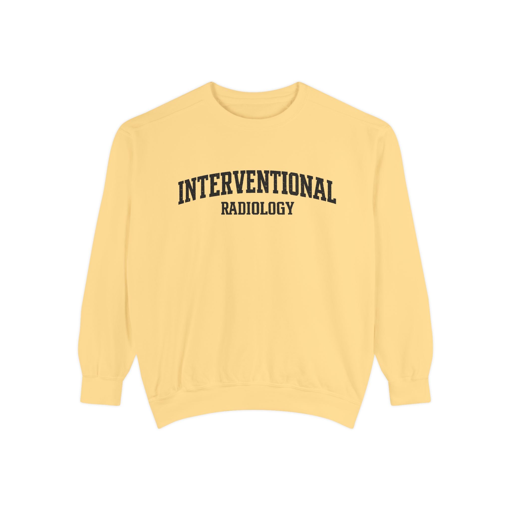 Interventional Radiology Sweatshirt — Vintage Collegiate Medical Crewneck