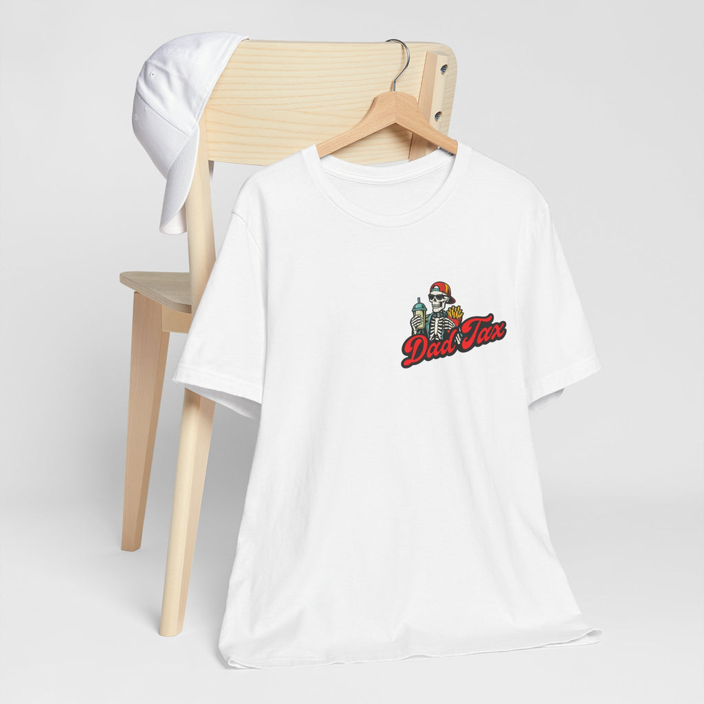 Dad Tax T-Shirt — 'Dad Tax: Making Sure It's Not Poison' Funny Father Graphic Tee