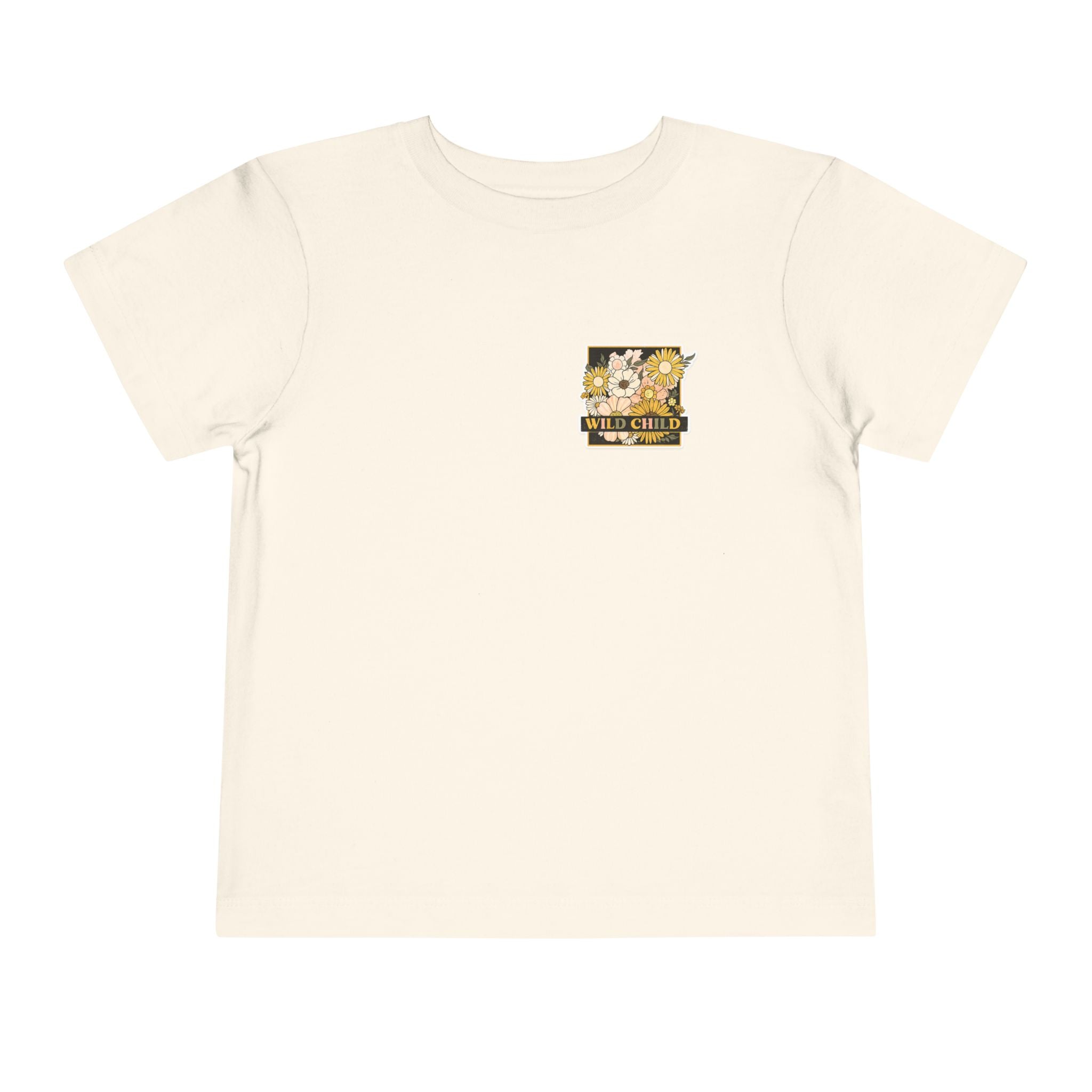 Wild Child Toddler Tee — Retro Floral Baby Shirt