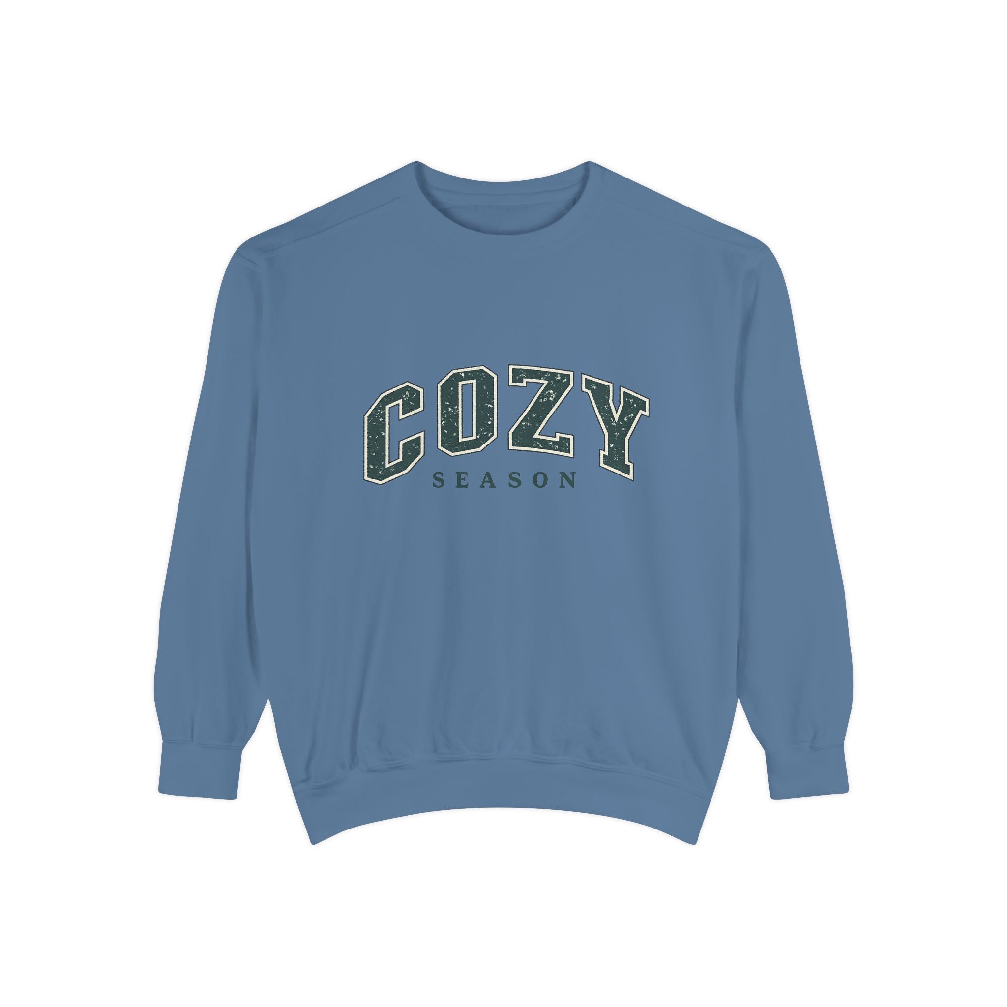 Cozy Season Sweatshirt — Relaxed Garment-Dyed Crewneck