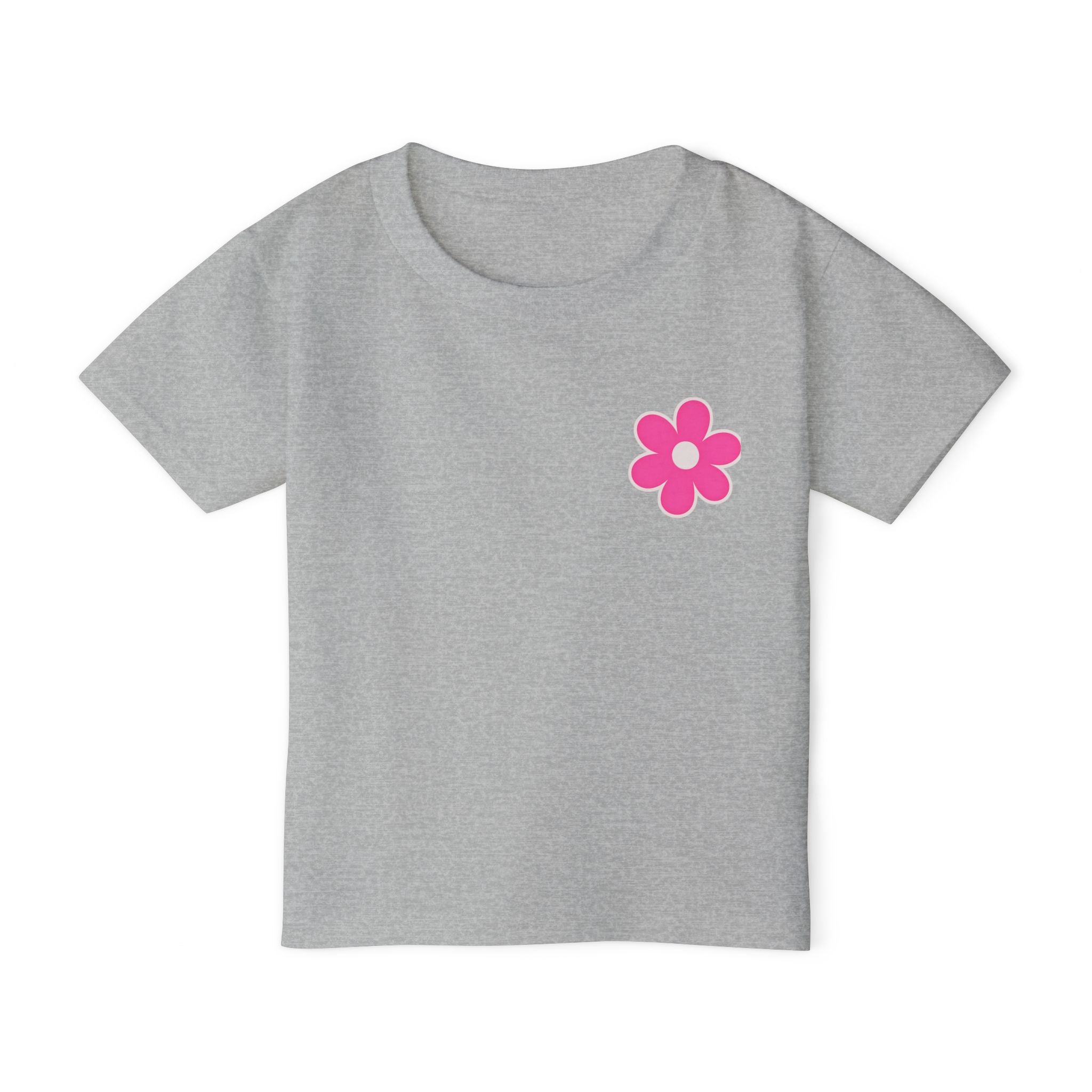 Toddler T-Shirt — "Just a Girl Who Loves Her Daddy" Pink Flower Design