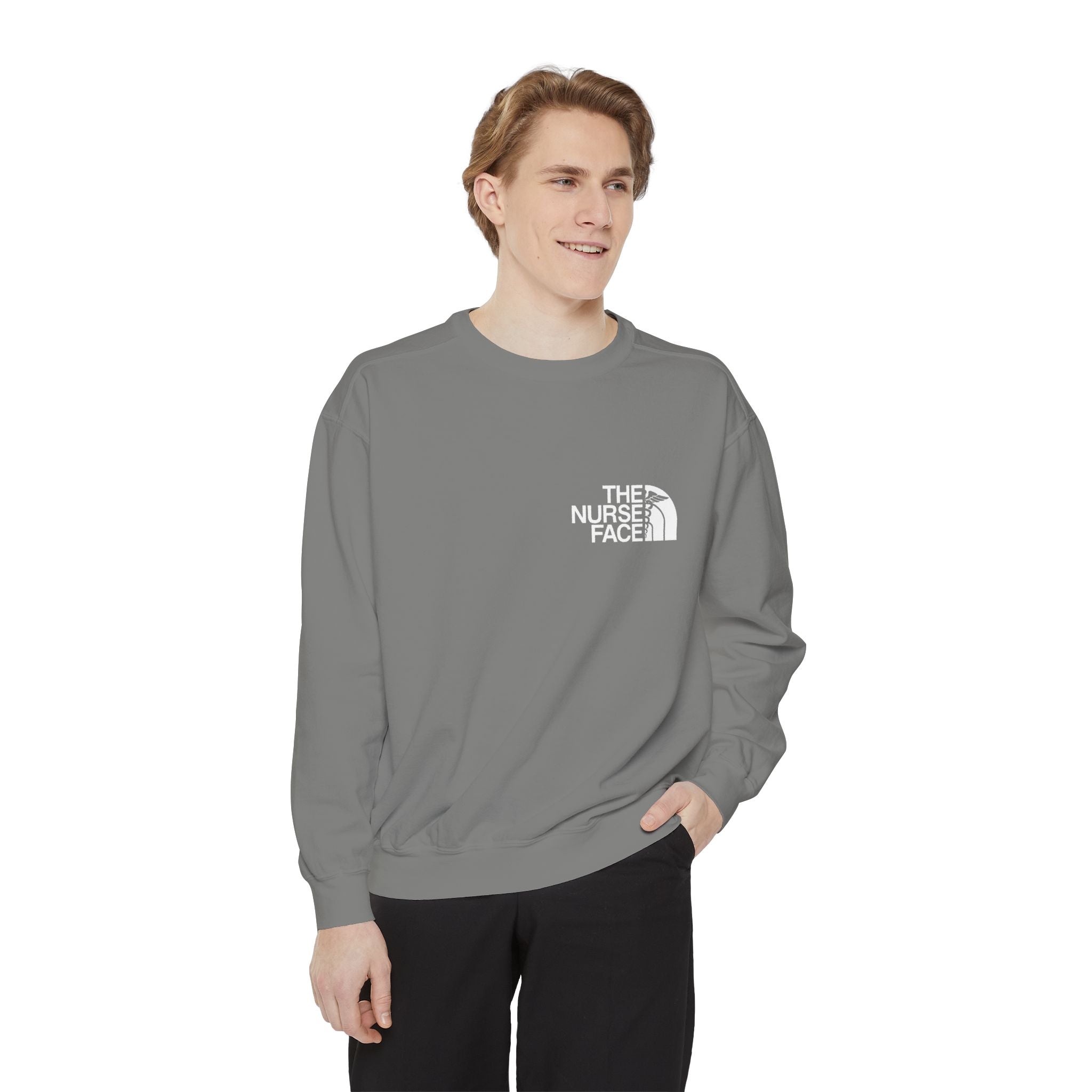 Nurse Face Sweatshirt — 'The Nurse Face' Medical Crewneck