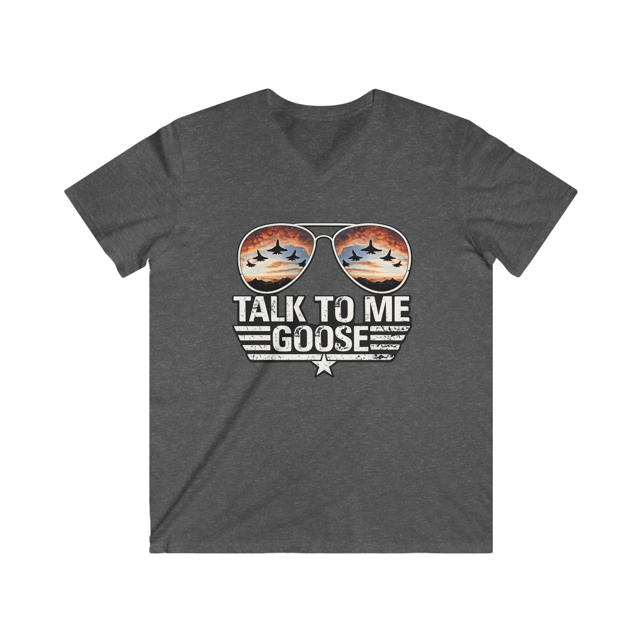 Talk to Me Goose Aviator V-Neck Tee