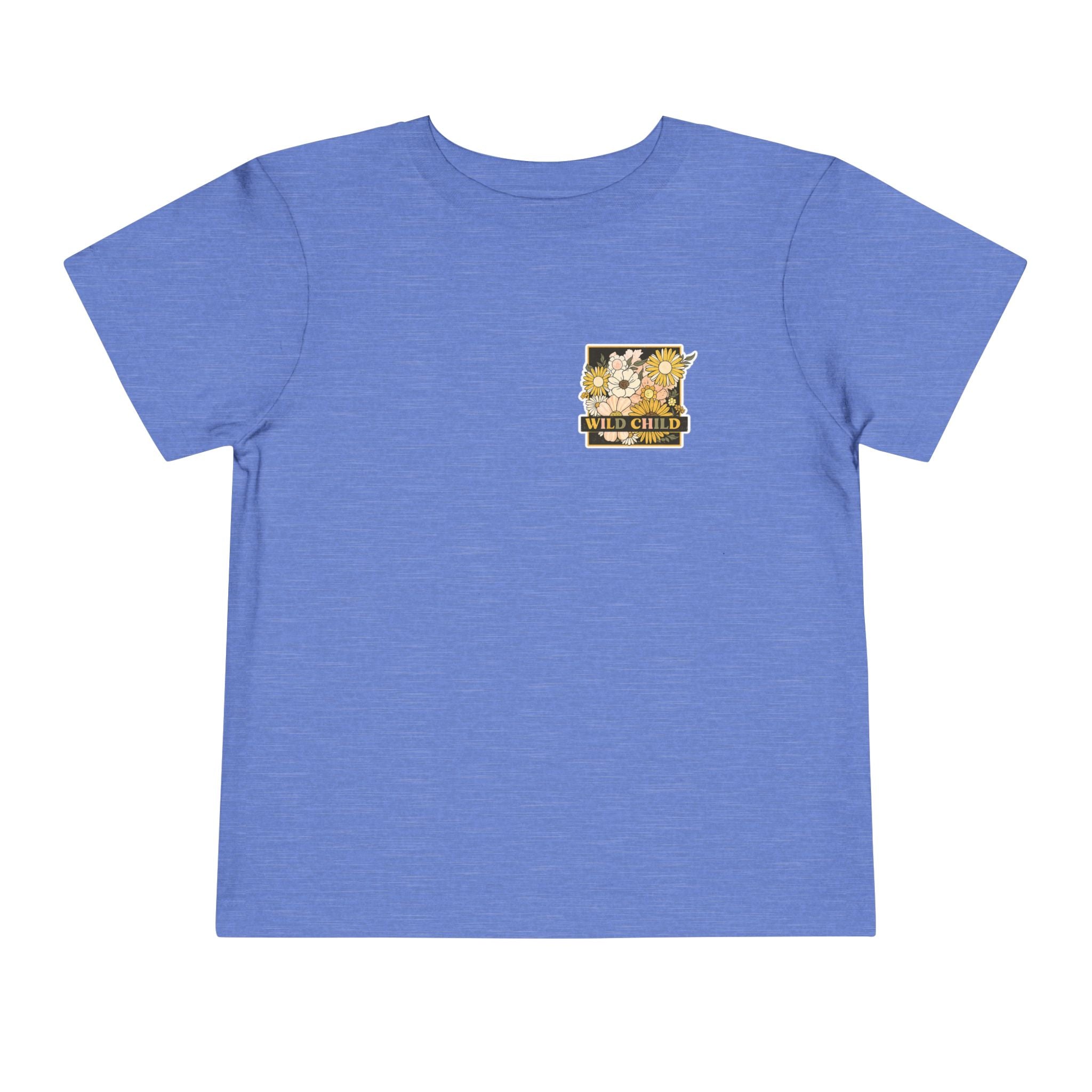 Wild Child Toddler Tee — Retro Floral Baby Shirt
