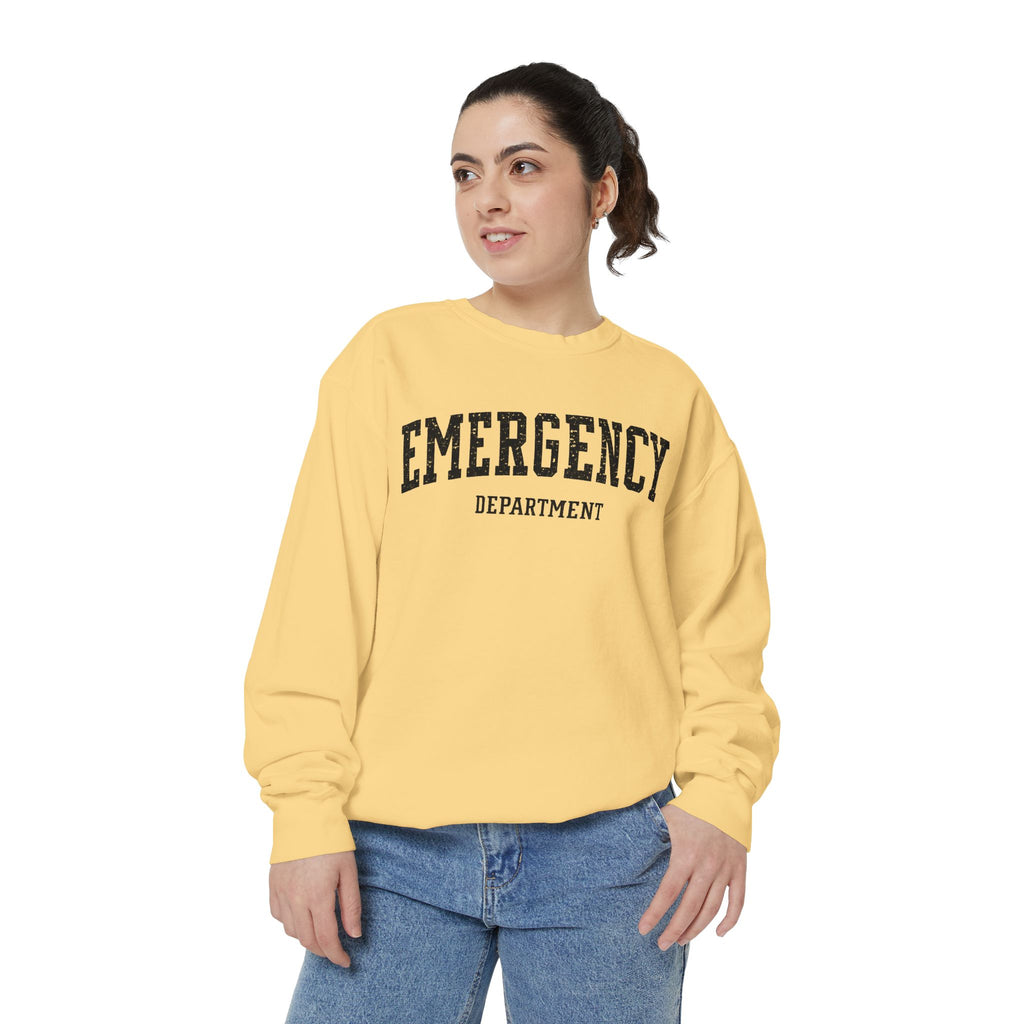 Emergency Department Sweatshirt — Vintage Medical Crewneck