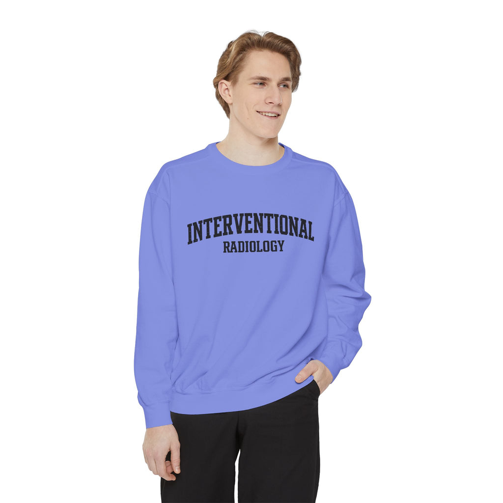 Interventional Radiology Sweatshirt — Vintage Collegiate Medical Crewneck