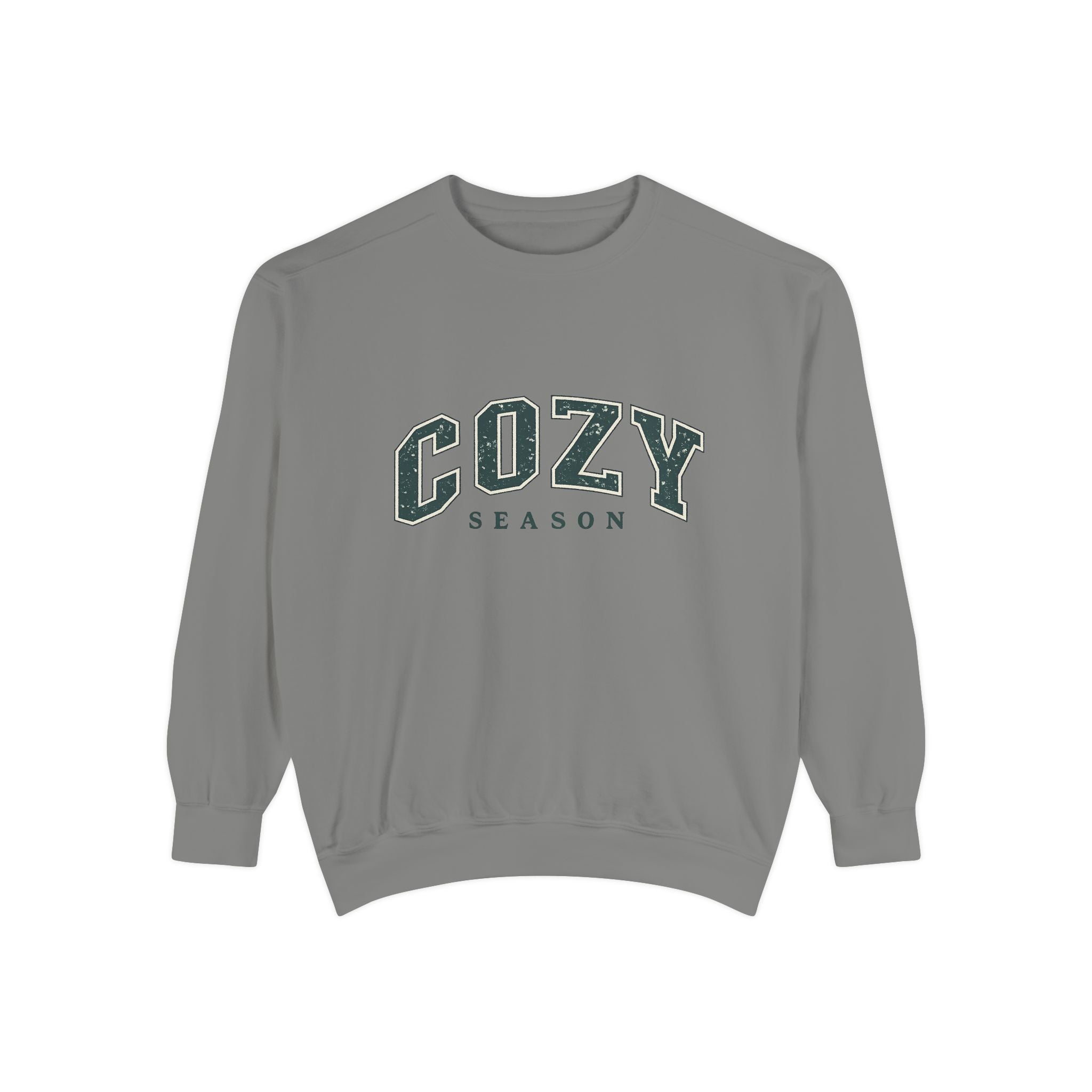 Cozy Season Sweatshirt — Relaxed Garment-Dyed Crewneck