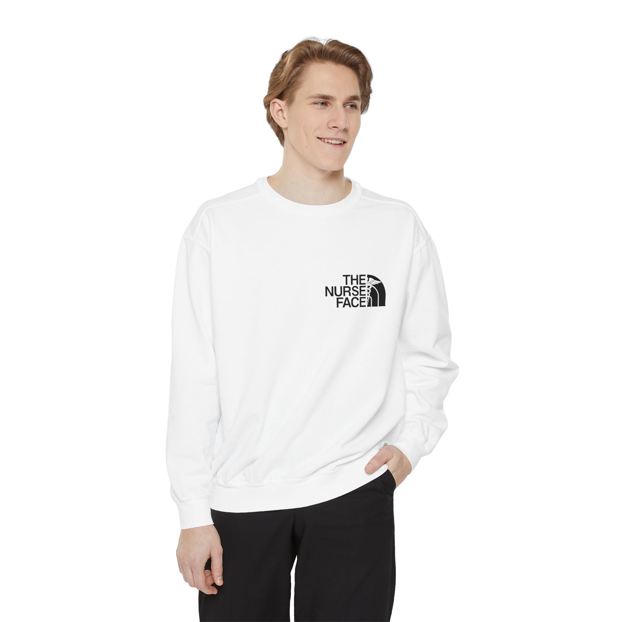 Nurse Face Sweatshirt — 'The Nurse Face' Medical Crewneck