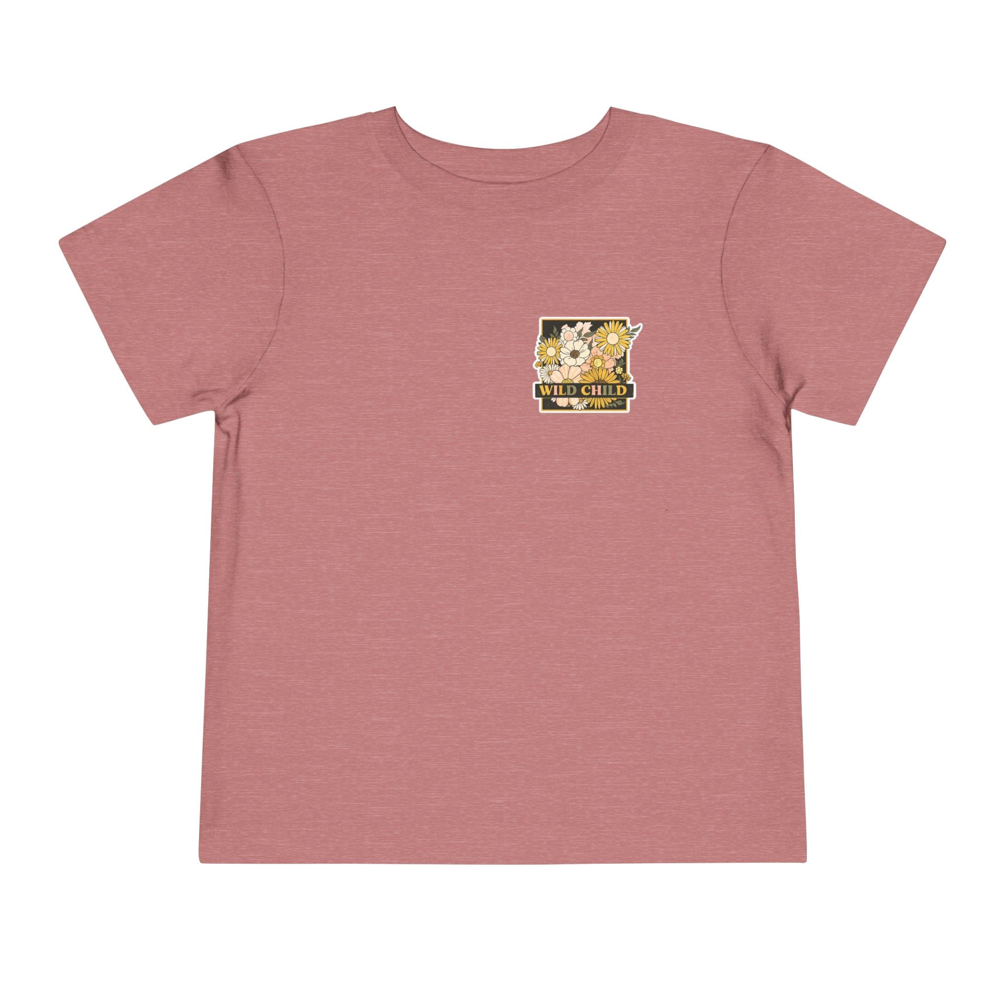 Wild Child Toddler Tee — Retro Floral Baby Shirt
