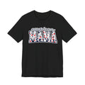 American Mama T-Shirt — Patriotic Stars & Stripes Mom Tee