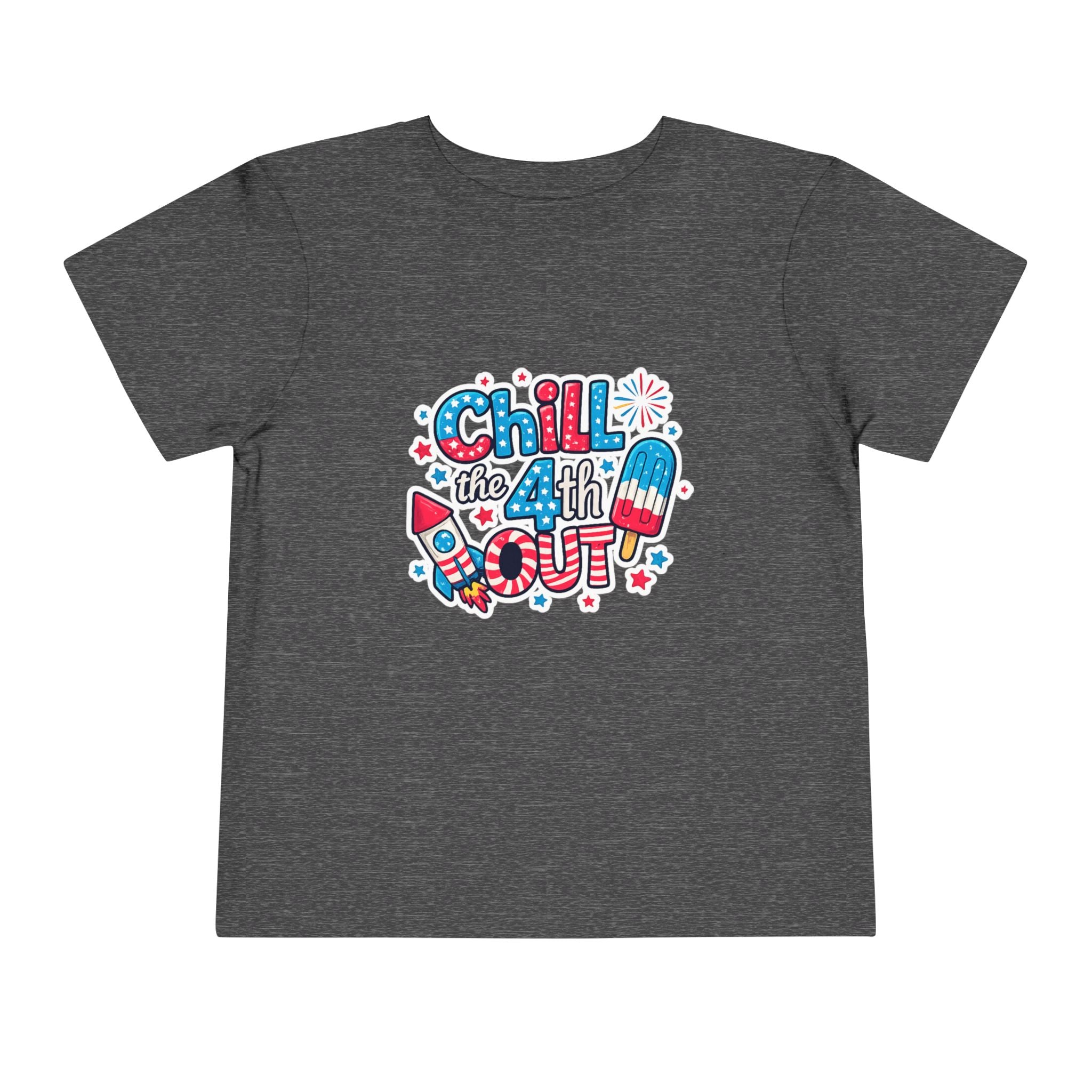 Chill the 4th Out Toddler Tee — Patriotic 4th of July Kids Shirt