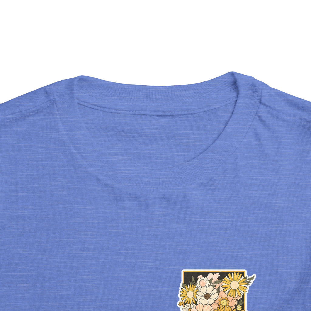 Wild Child Toddler Tee — Retro Floral Baby Shirt