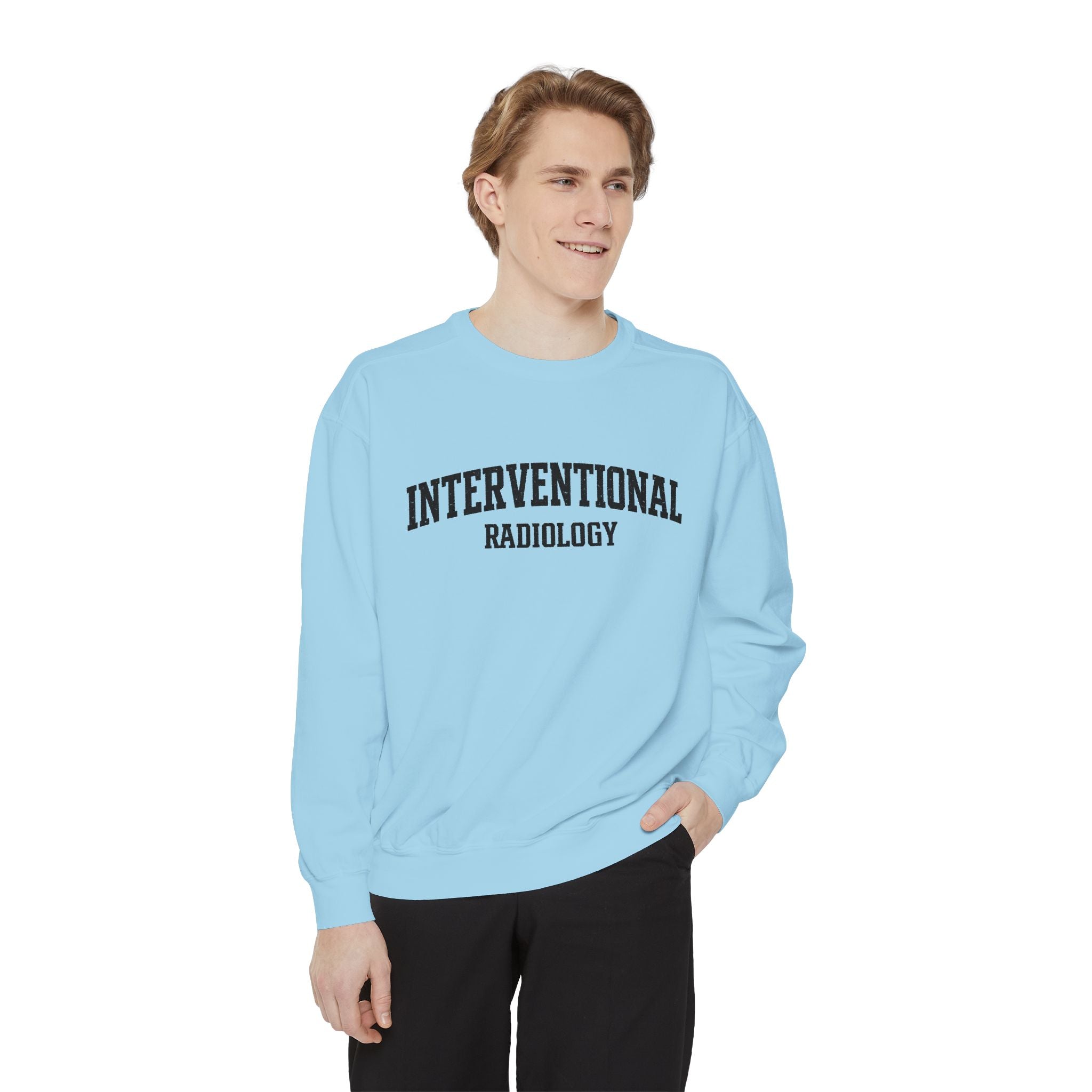 Interventional Radiology Sweatshirt — Vintage Collegiate Medical Crewneck