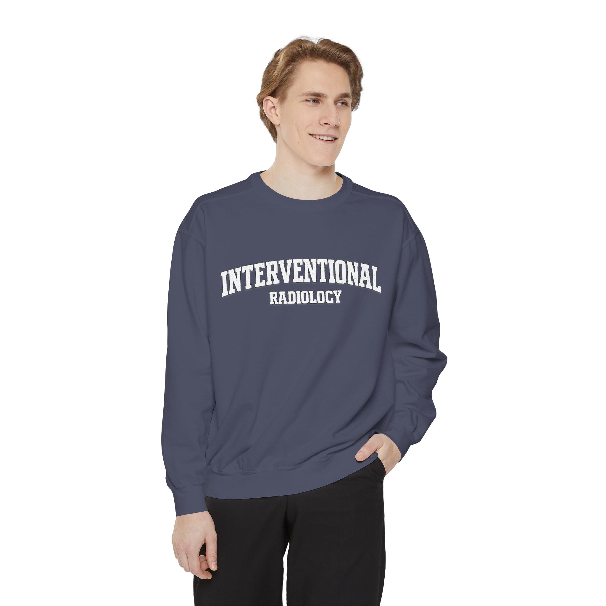 Interventional Radiology Sweatshirt — Vintage Collegiate Medical Crewneck