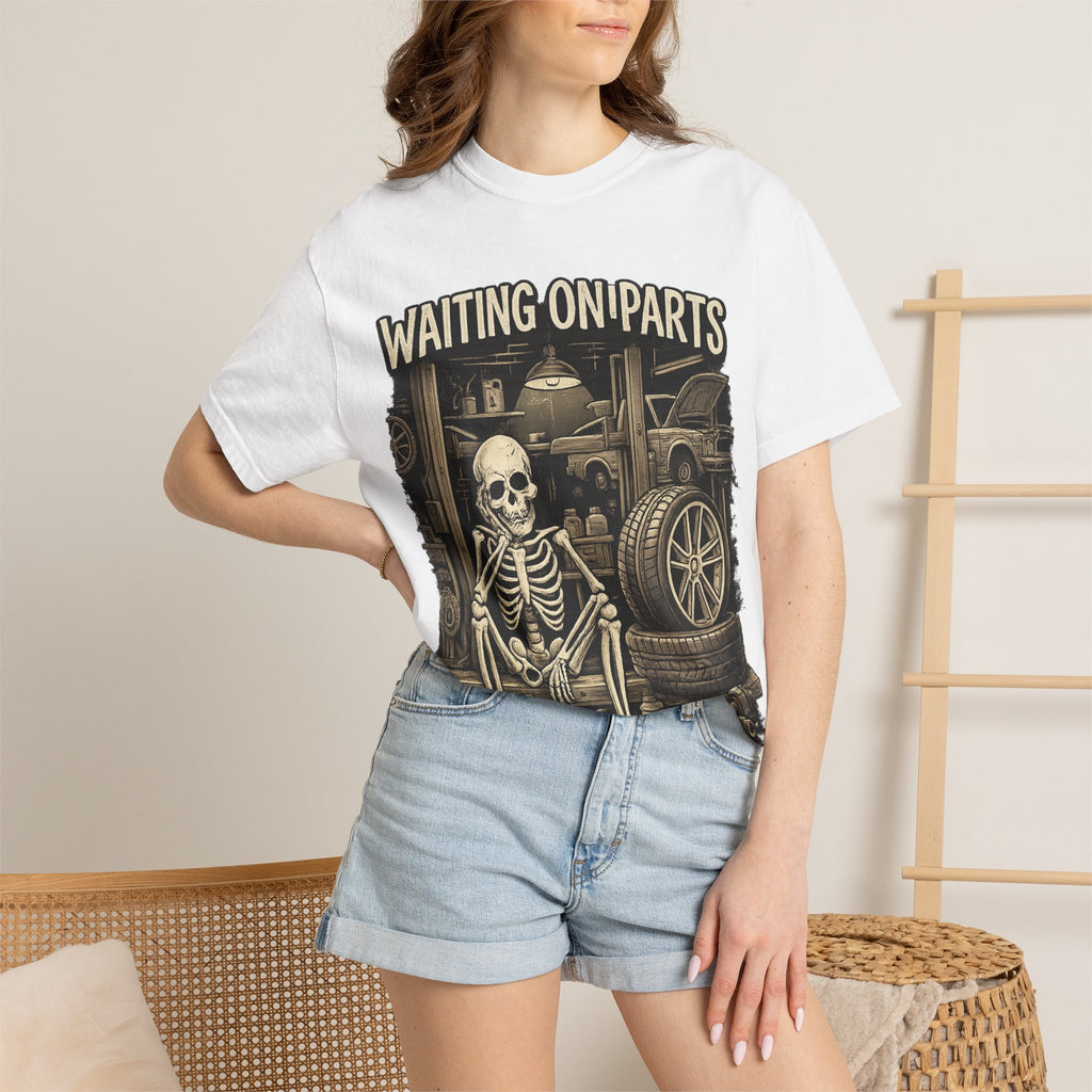 Waiting On Parts Skeleton T-Shirt
