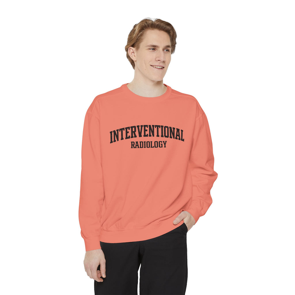 Interventional Radiology Sweatshirt — Vintage Collegiate Medical Crewneck