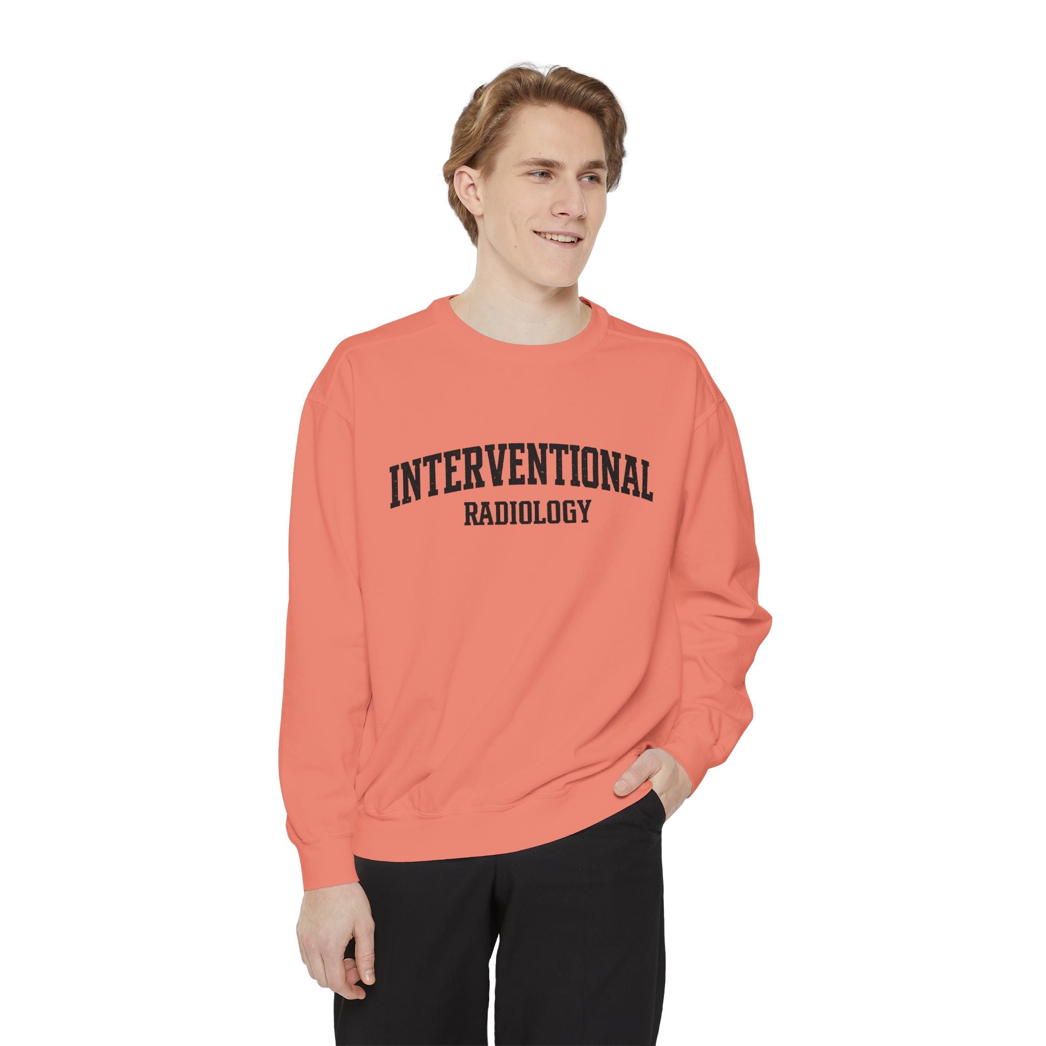 Interventional Radiology Sweatshirt — Vintage Collegiate Medical Crewneck