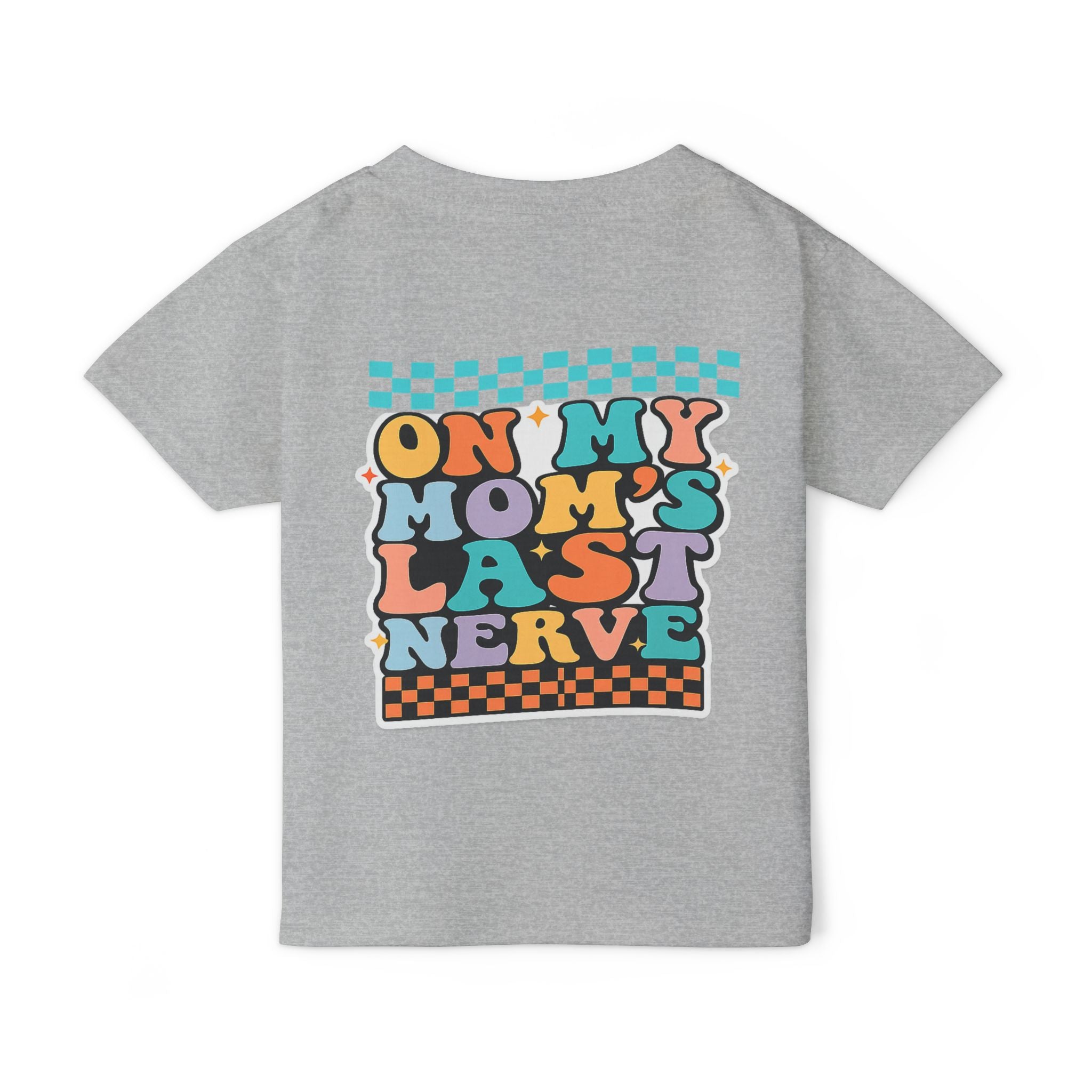 Kid Life Toddler T‑Shirt — 'On My Mom's Last Nerve' Retro Graphic Tee