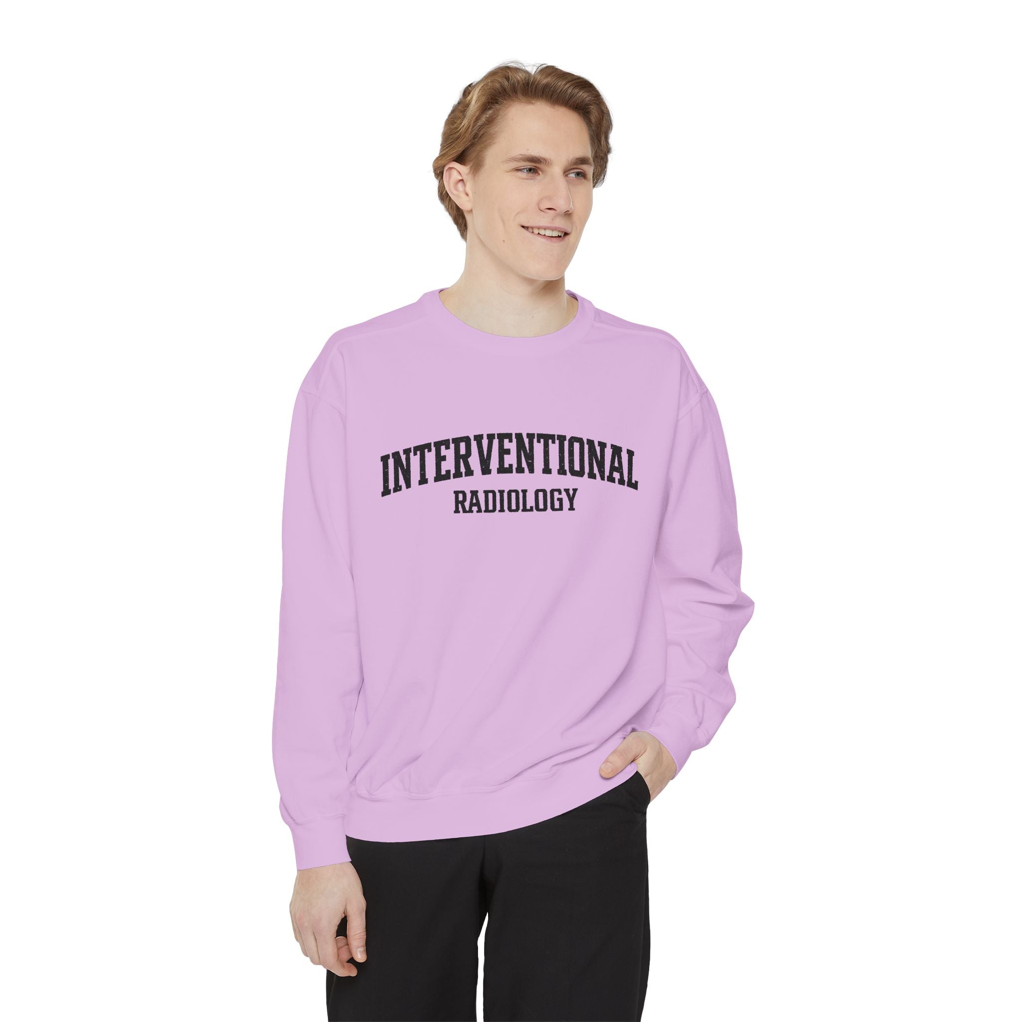 Interventional Radiology Sweatshirt — Vintage Collegiate Medical Crewneck