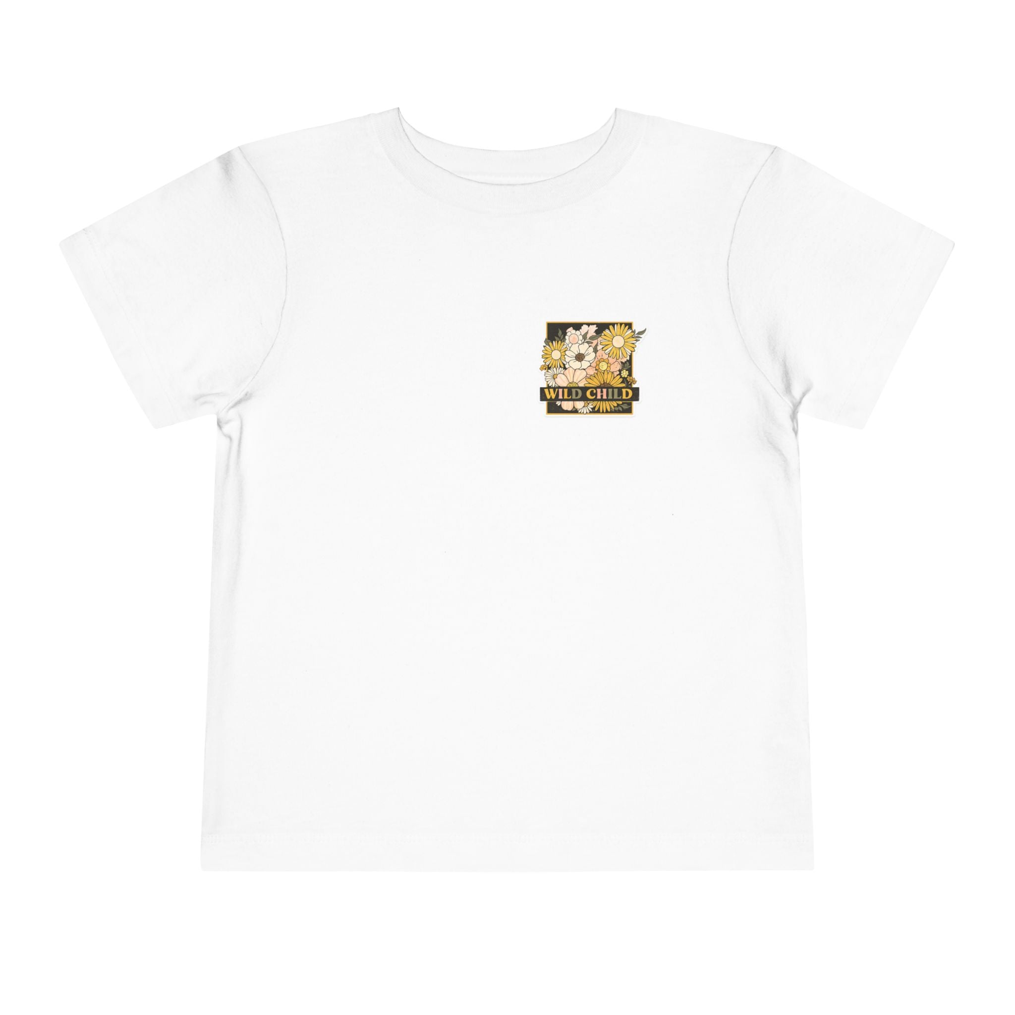 Wild Child Toddler Tee — Retro Floral Baby Shirt