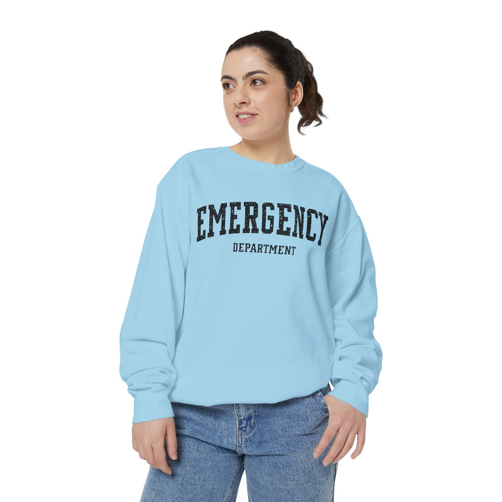 Emergency Department Sweatshirt — Vintage Medical Crewneck