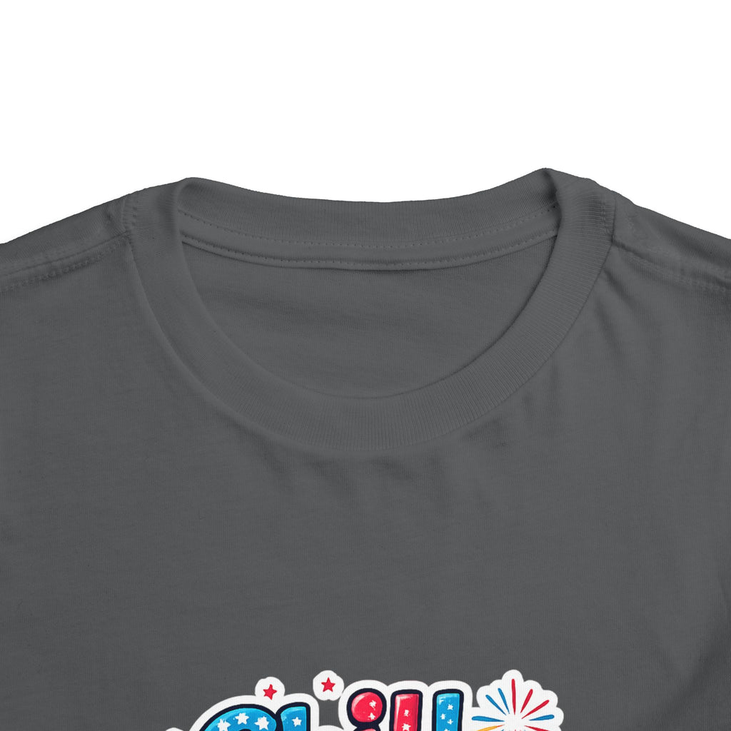 Chill the 4th Out Toddler Tee — Patriotic 4th of July Kids Shirt