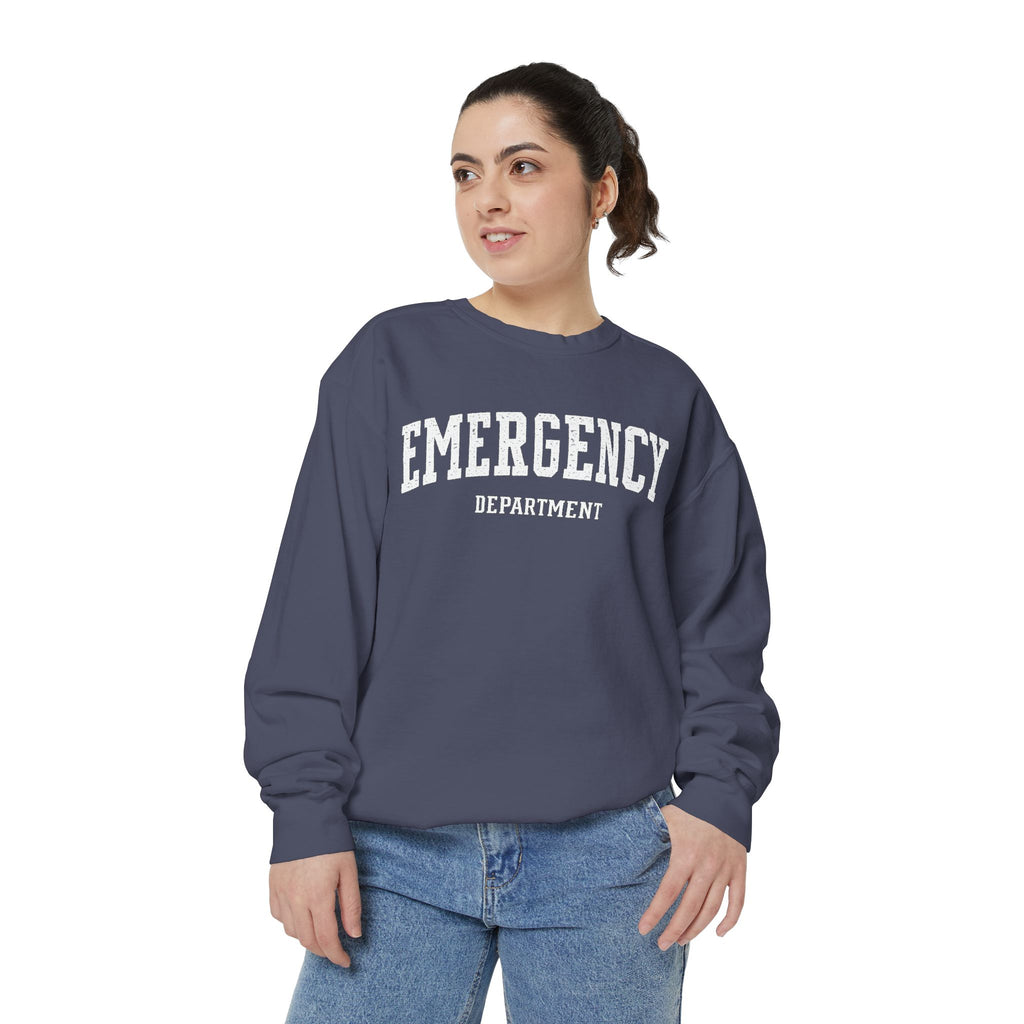 Emergency Department Sweatshirt — Vintage Medical Crewneck