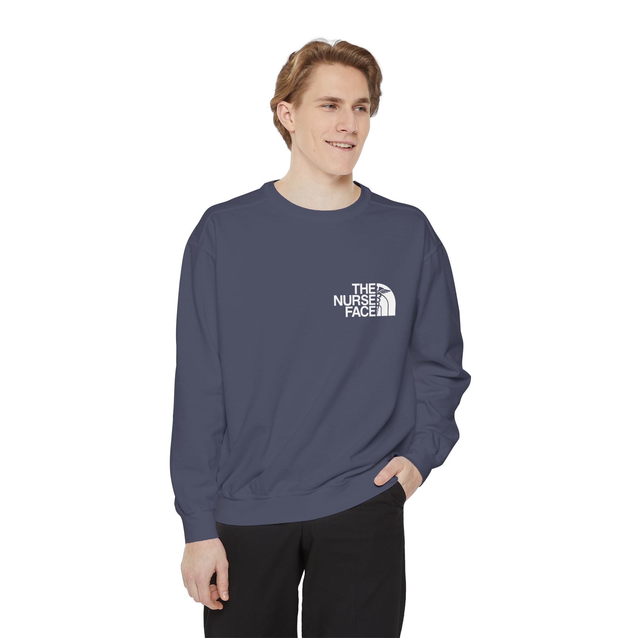 Nurse Face Sweatshirt — 'The Nurse Face' Medical Crewneck