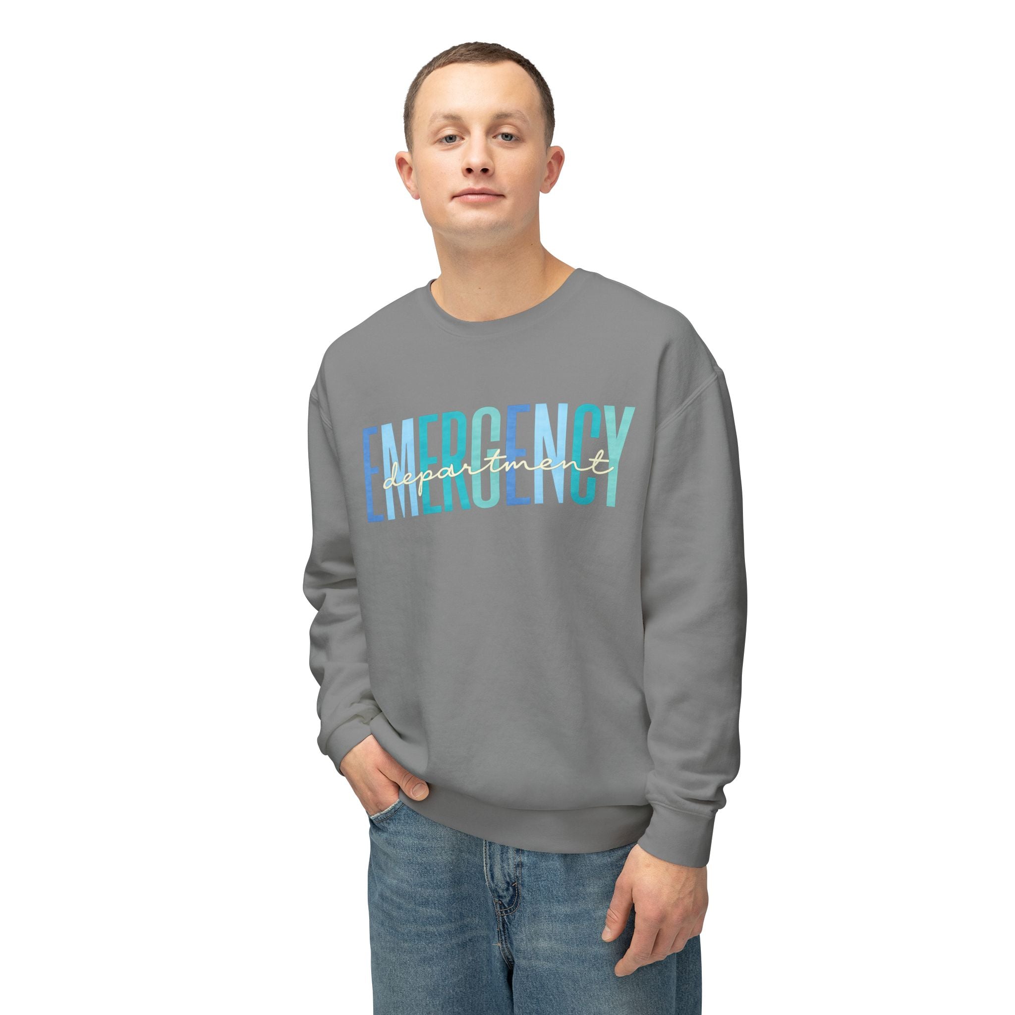 Emergency Ombre Crewneck Sweatshirt