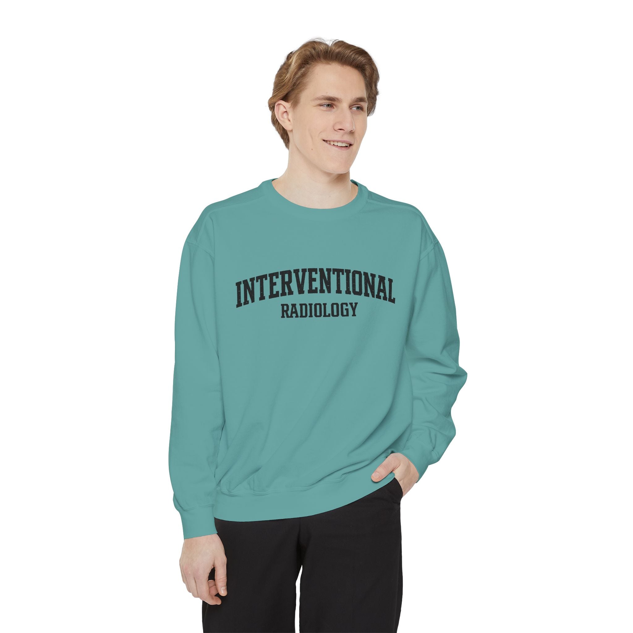 Interventional Radiology Sweatshirt — Vintage Collegiate Medical Crewneck