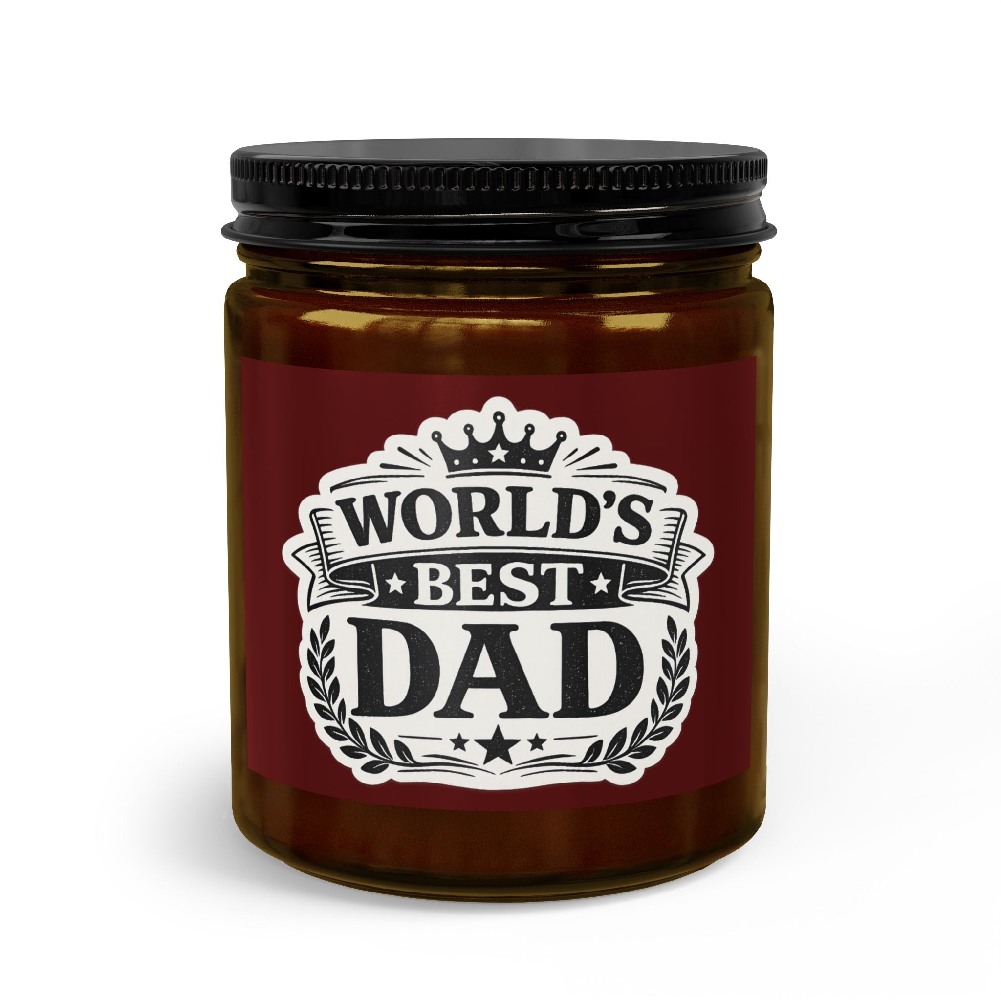 World's Best Dad Candle Set with Matches & Wick Trimmer — Gift for Father’s Day
