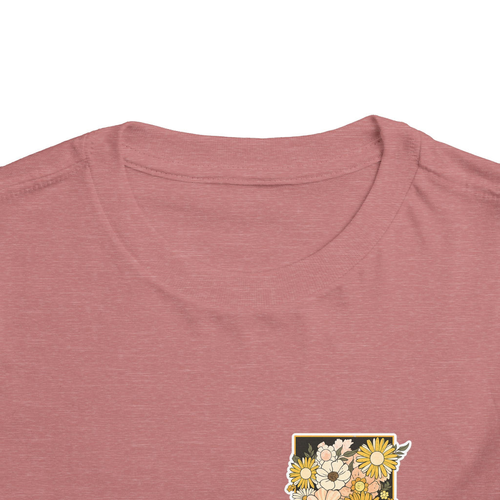 Wild Child Toddler Tee — Retro Floral Baby Shirt