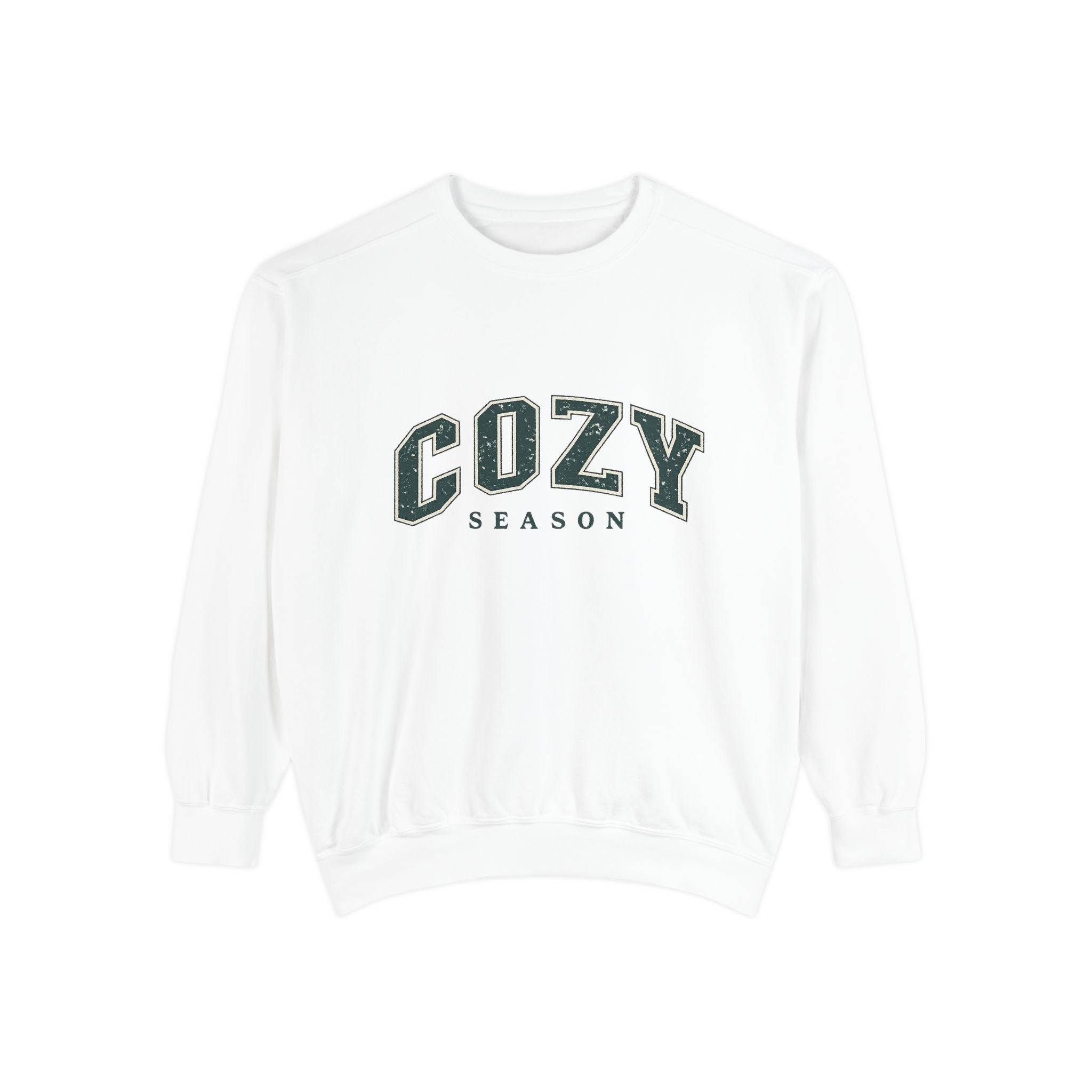 Cozy Season Sweatshirt — Relaxed Garment-Dyed Crewneck